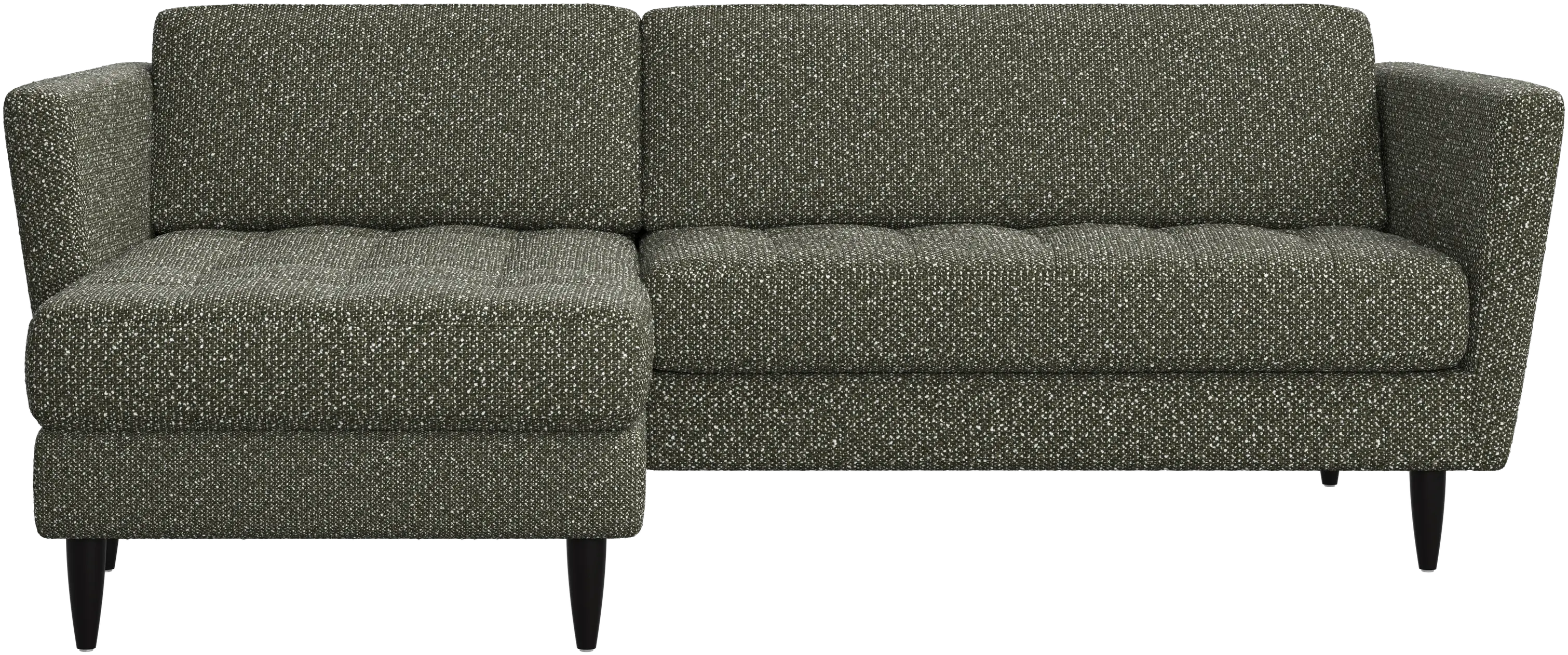 Osaka sofa with resting unit, tufted seat
