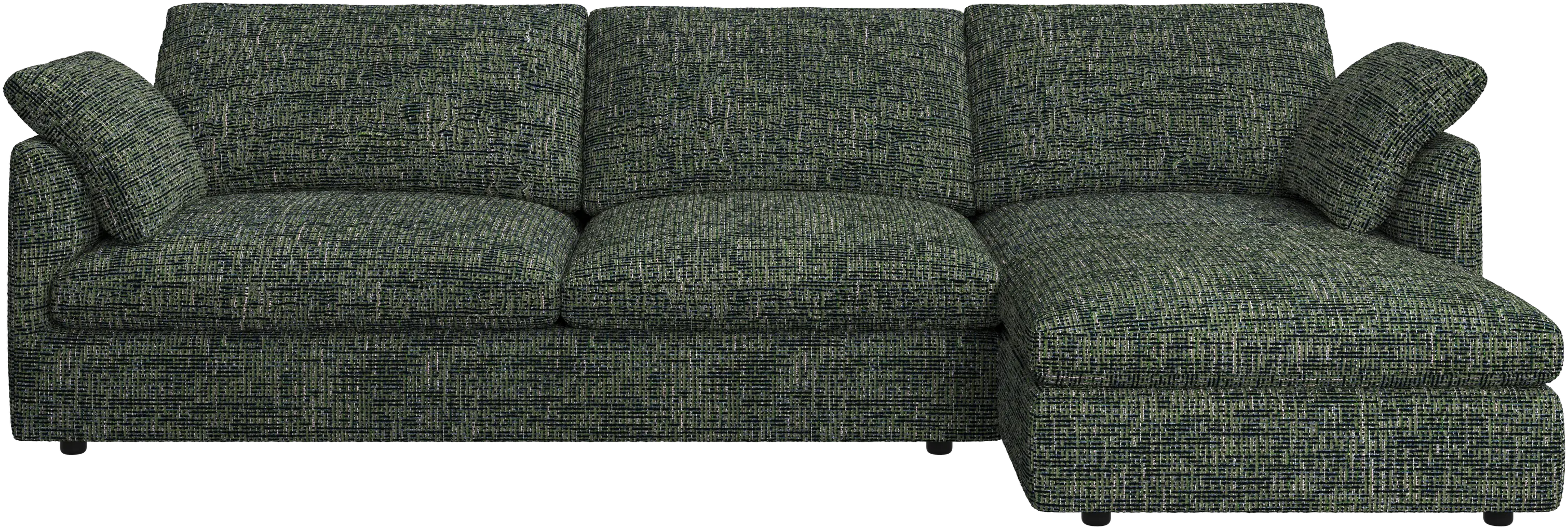 Milano sofa with chaise longue right