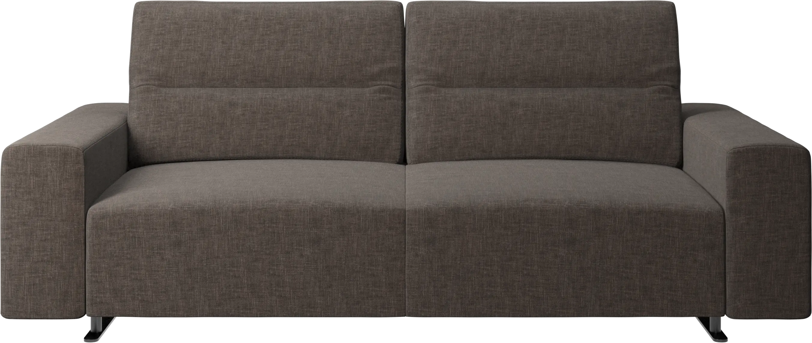 Hampton sofa with adjustable back and storage on the right side