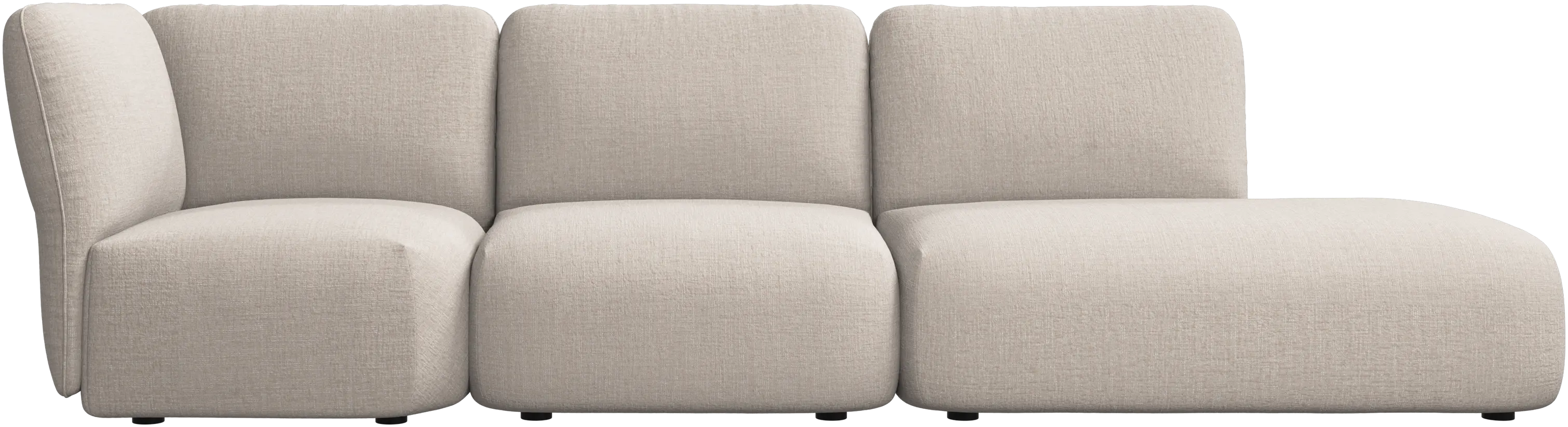 Paraggi sofa with lounging unit left