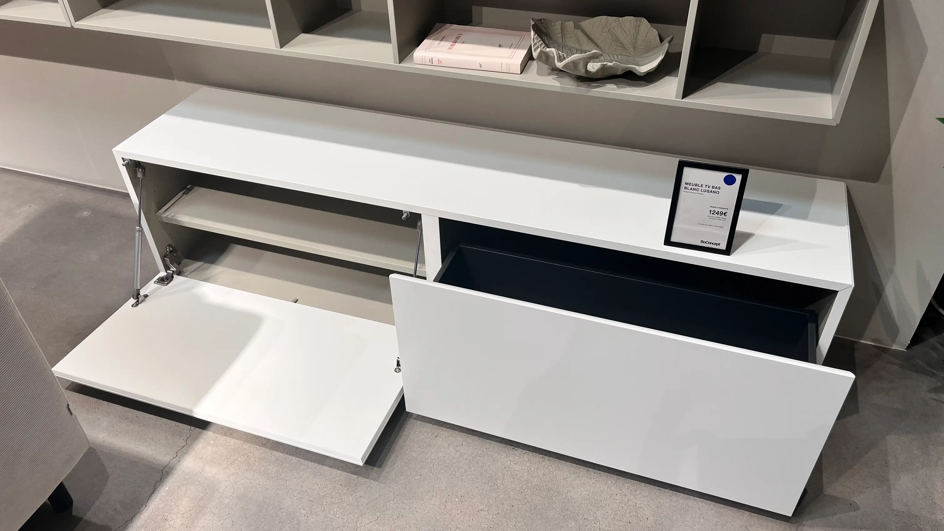 Storage Meuble Lugano avec tiroir et porte abattante - 30%