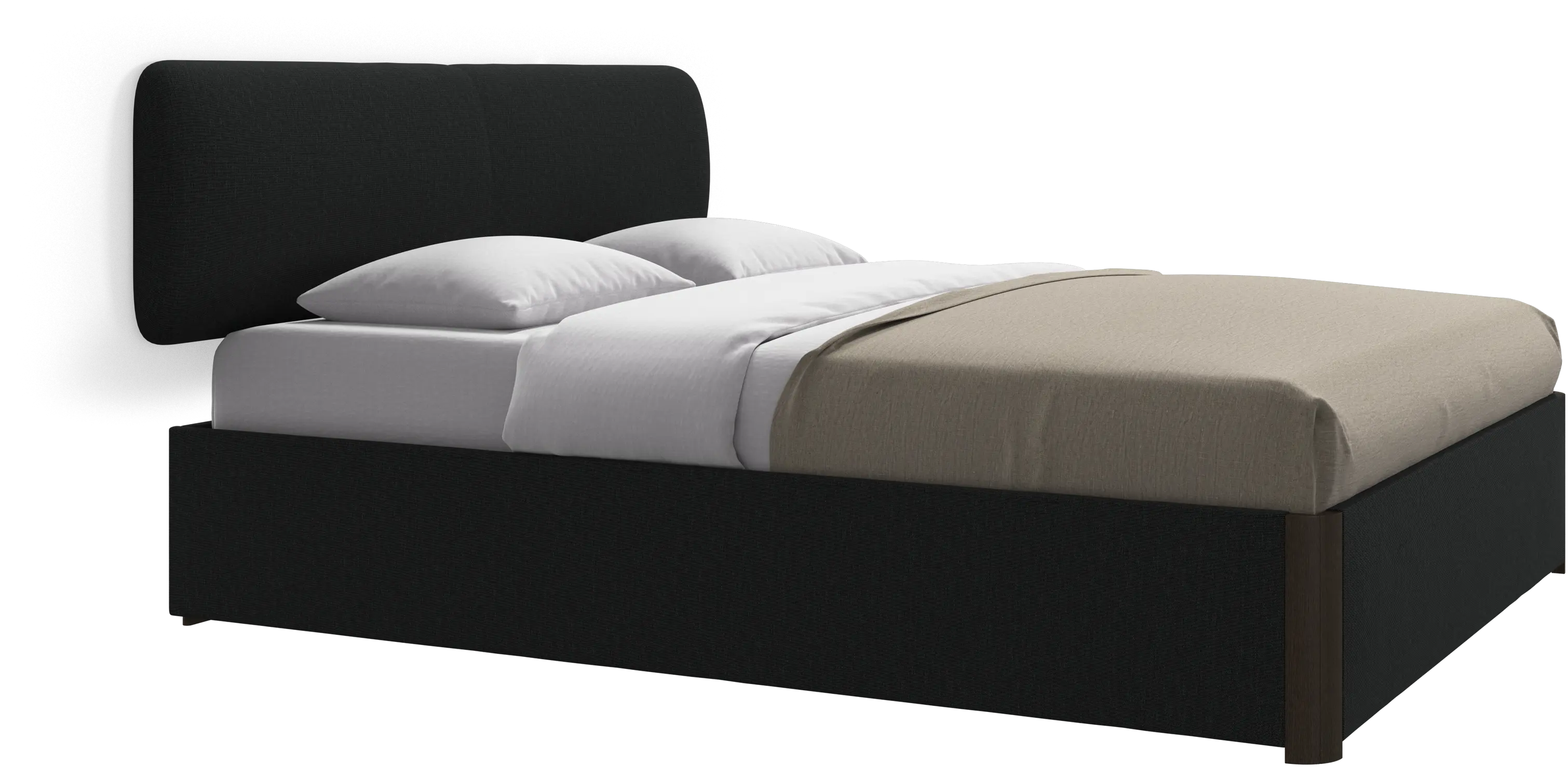Element bed, wall-mounted headboard, without slats, excl. mattress