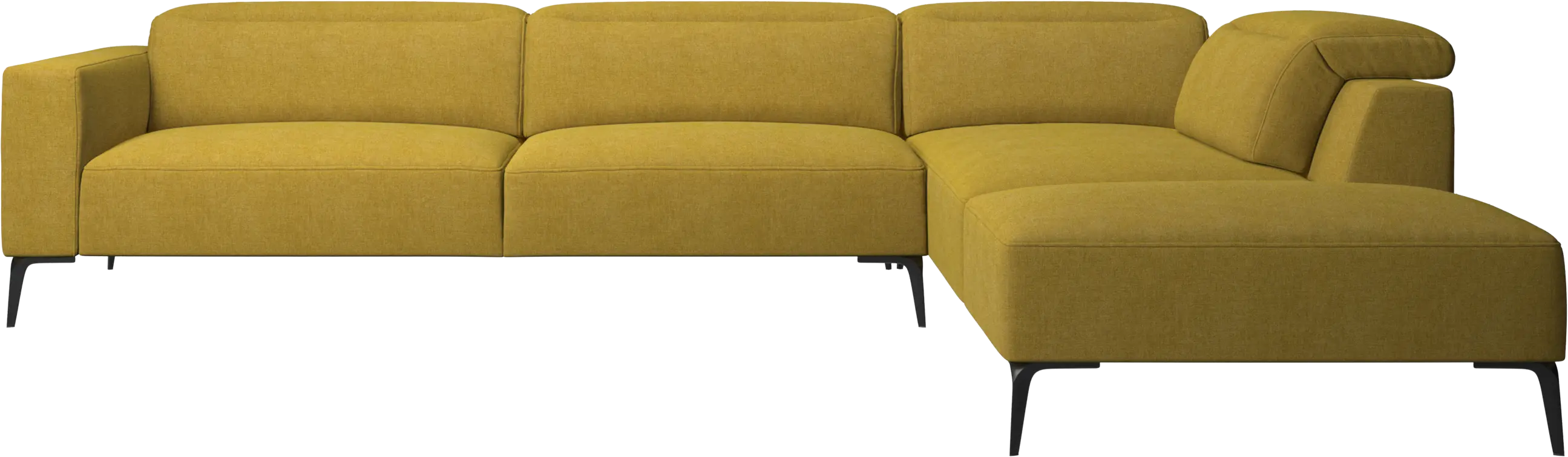 Zürich corner sofa with lounging unit