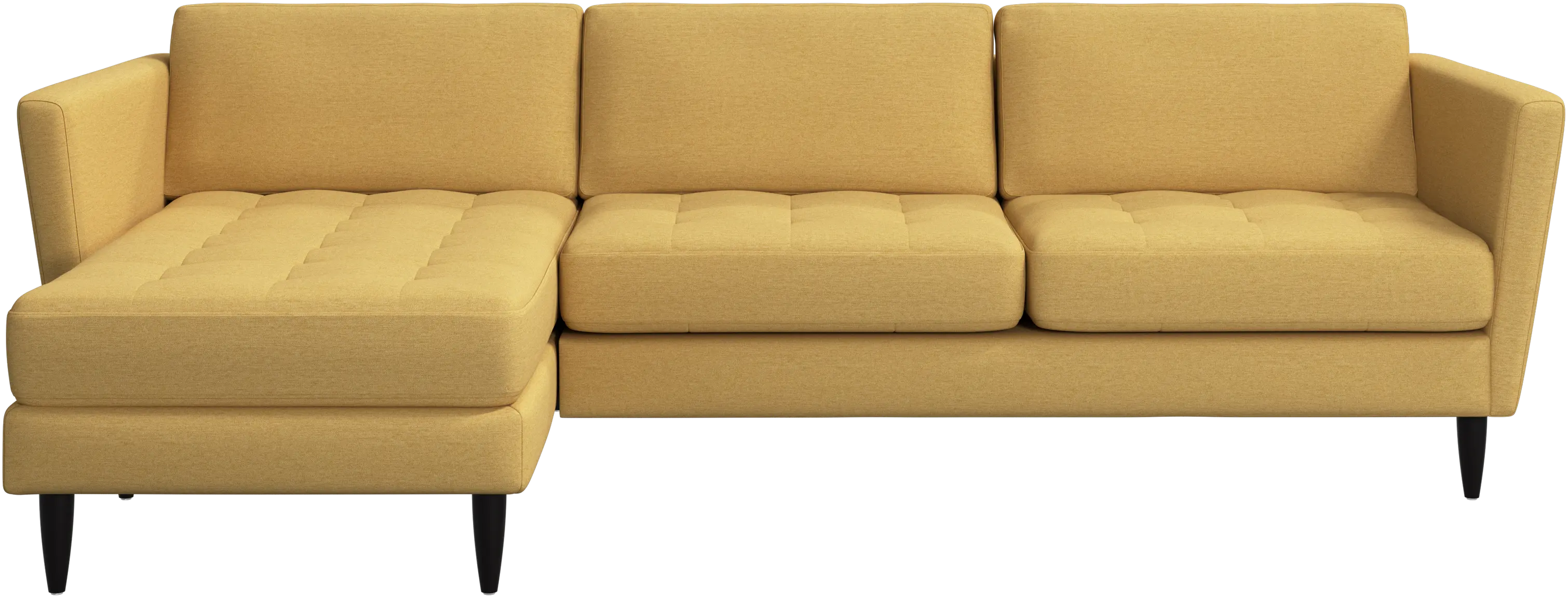 Osaka sofa with resting unit, tufted seat