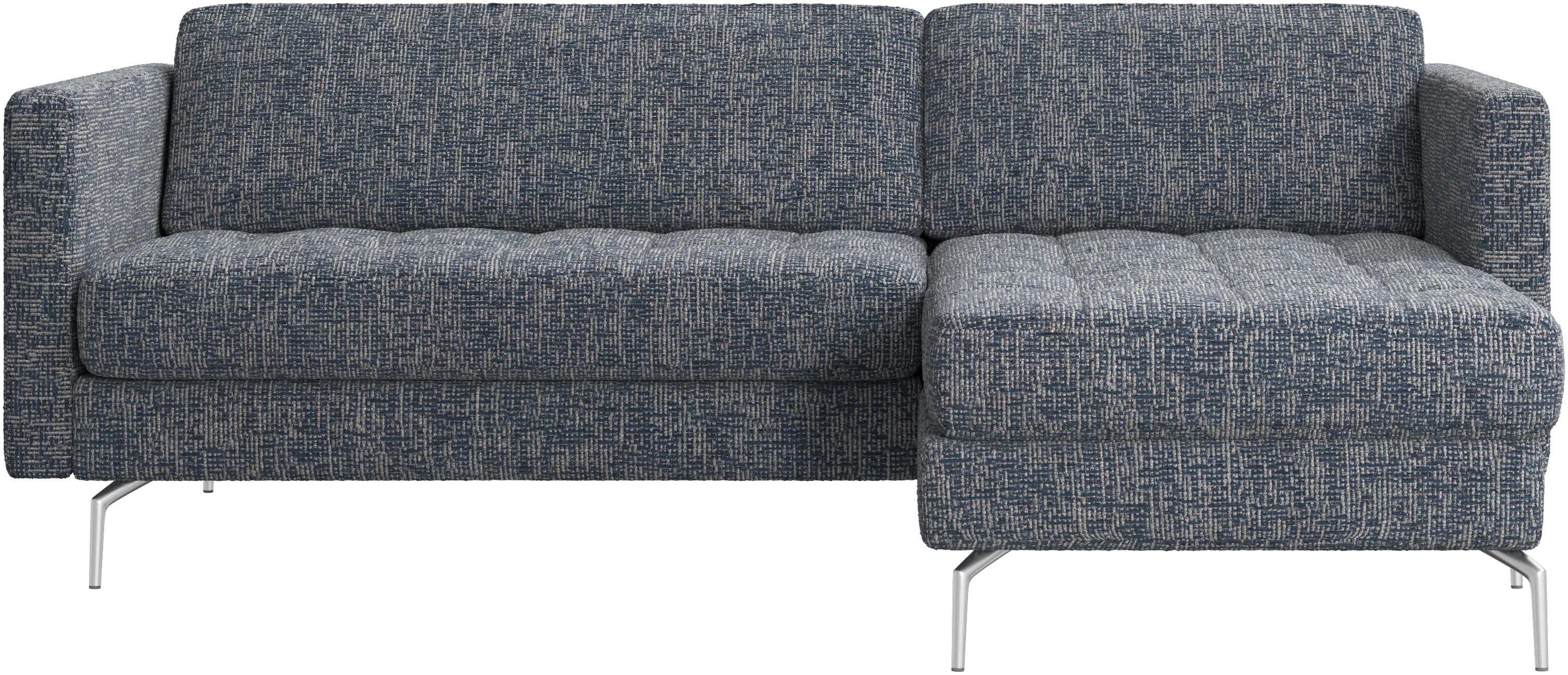 Osaka sofa with resting unit, tufted seat