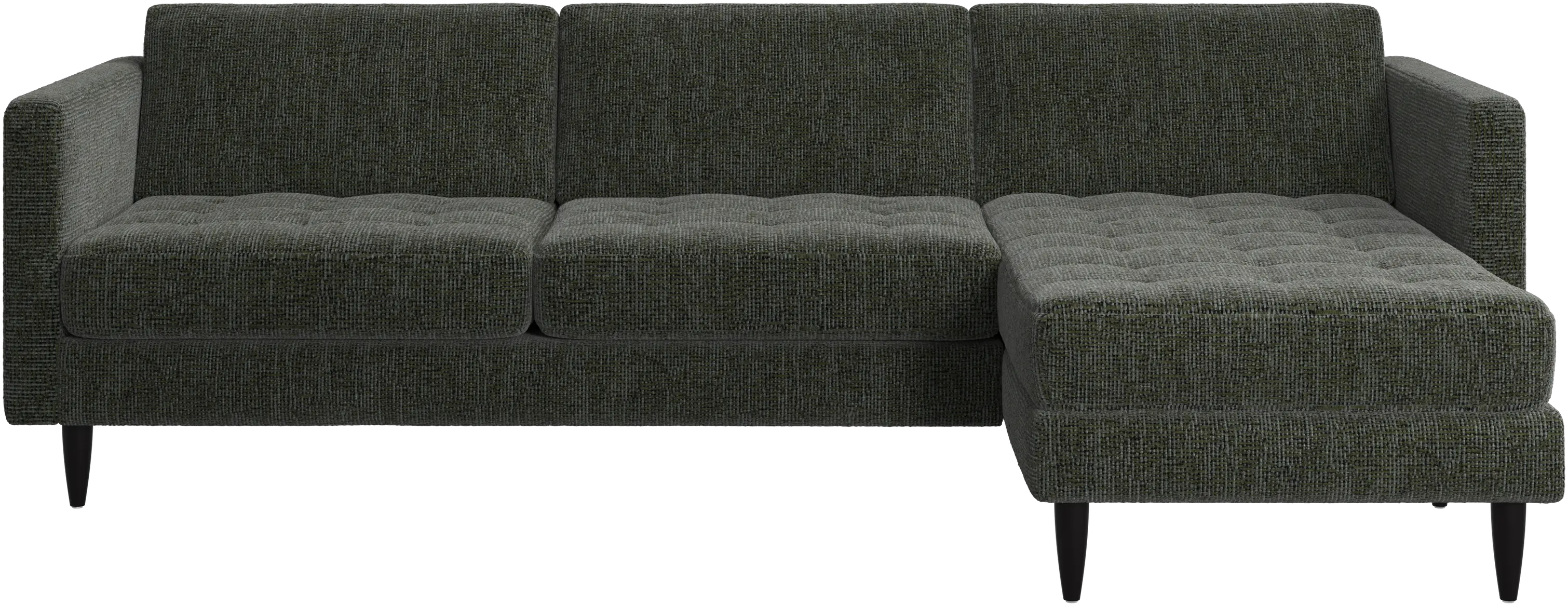 Osaka sofa with resting unit, tufted seat