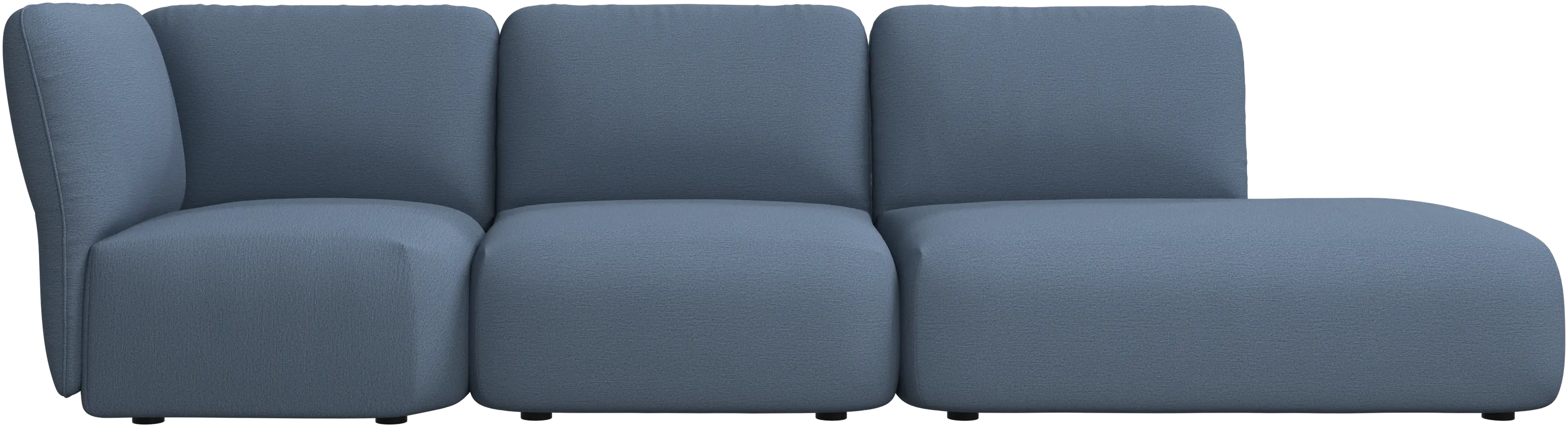 Paraggi sofa with lounging unit left