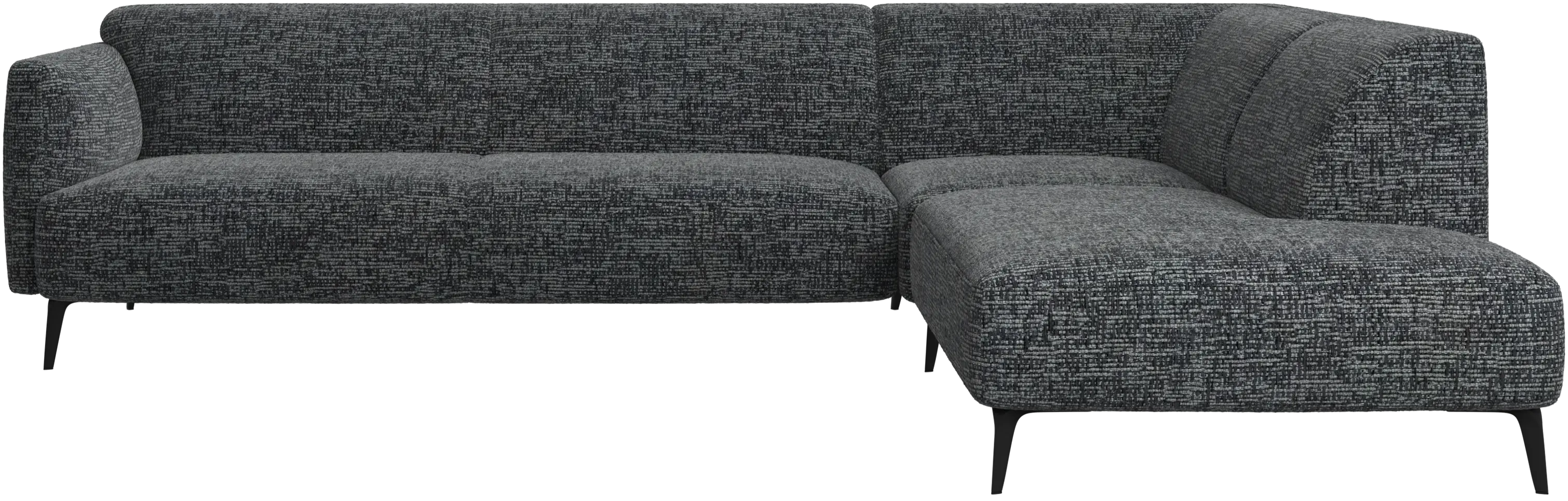 Modena corner sofa with lounging unit