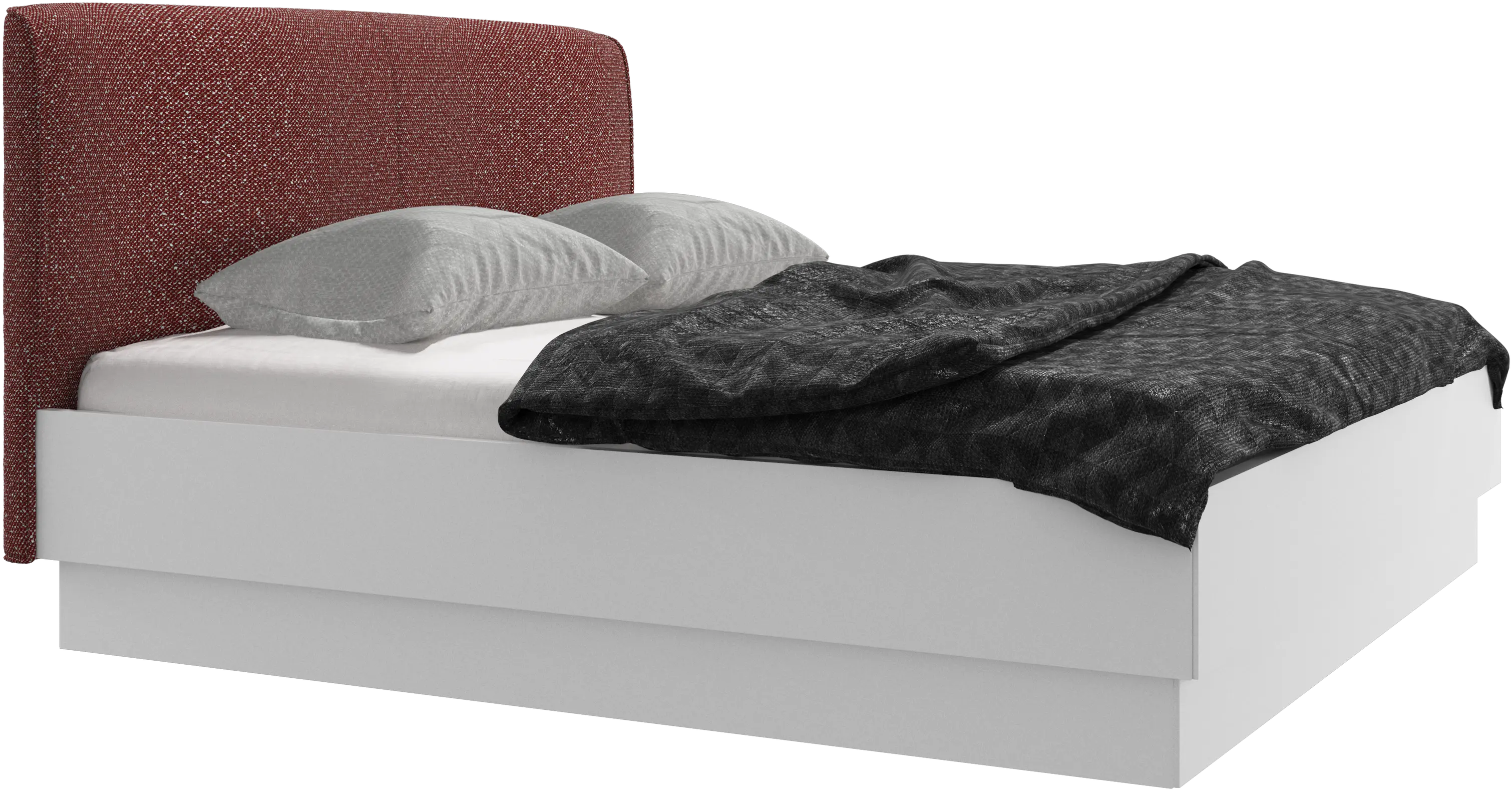 Houston, upholstered bed with storage