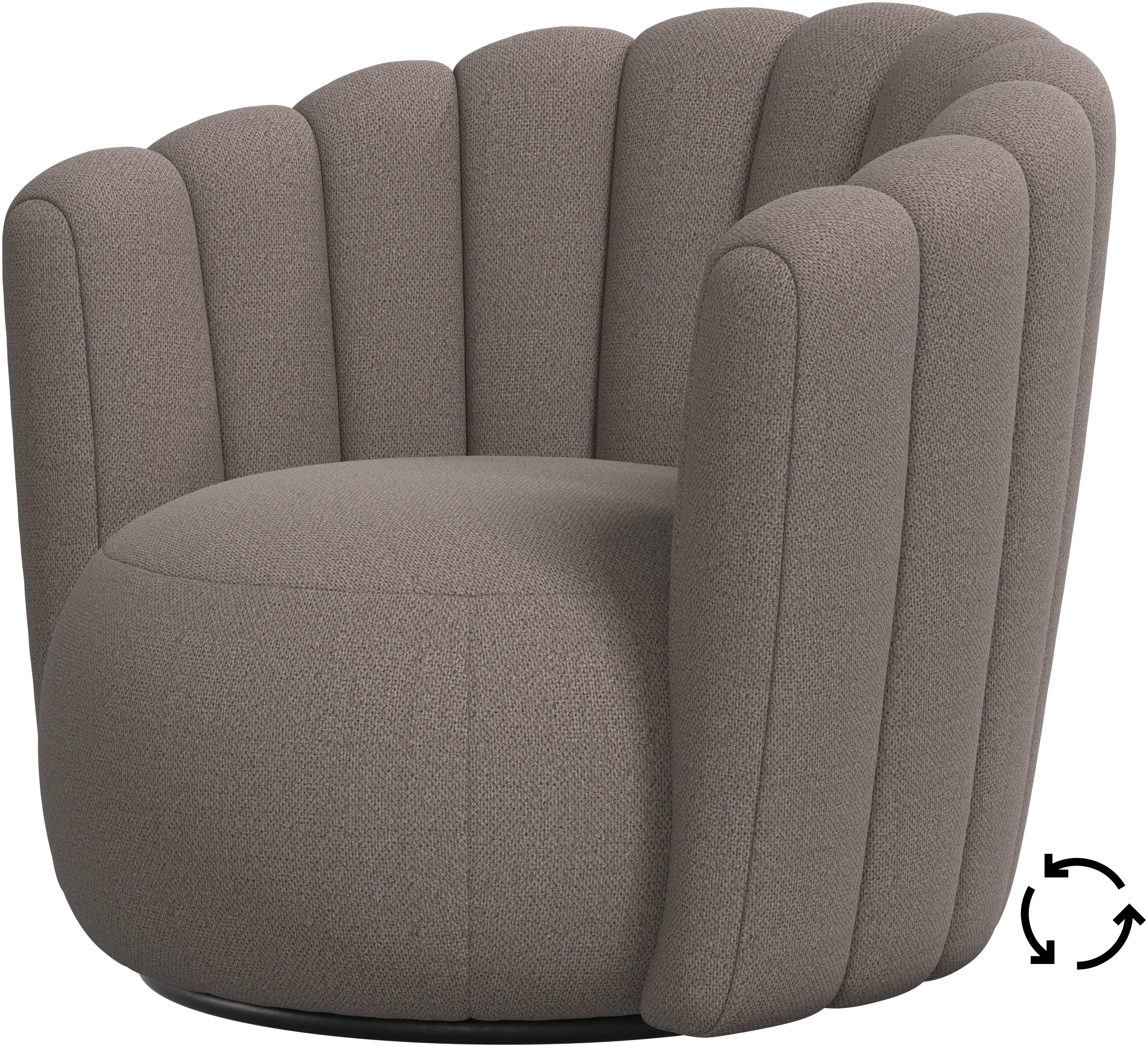 Fauteuil Sweet Art avec fonction pivotante