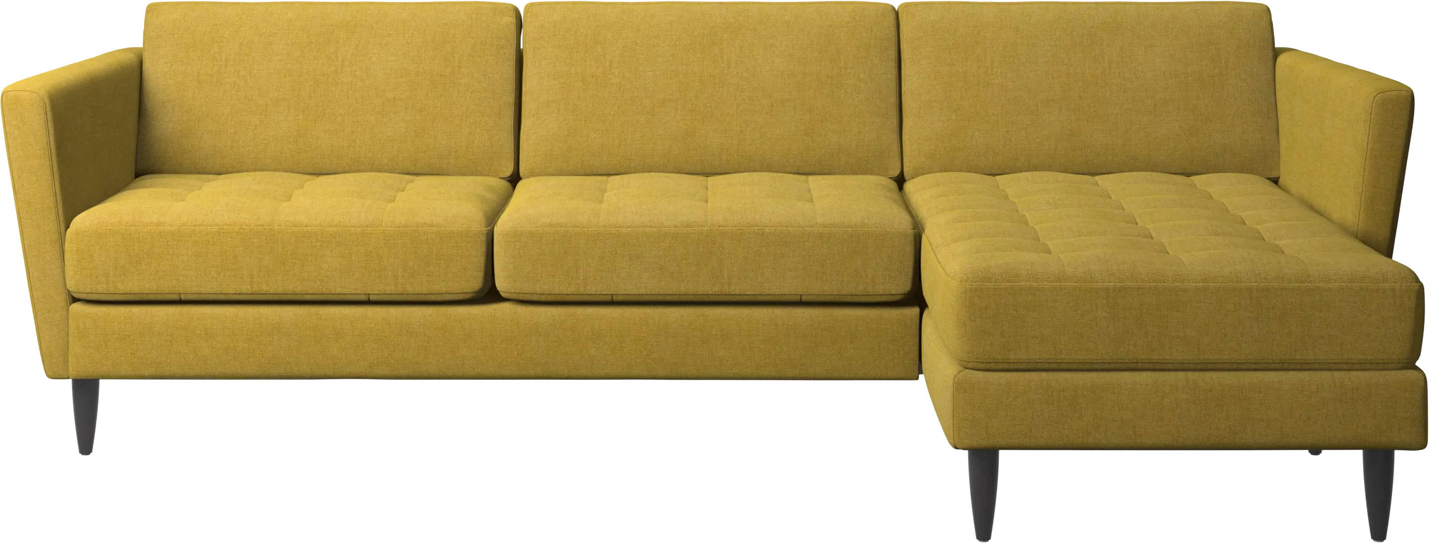 Osaka sofa with resting unit, tufted seat