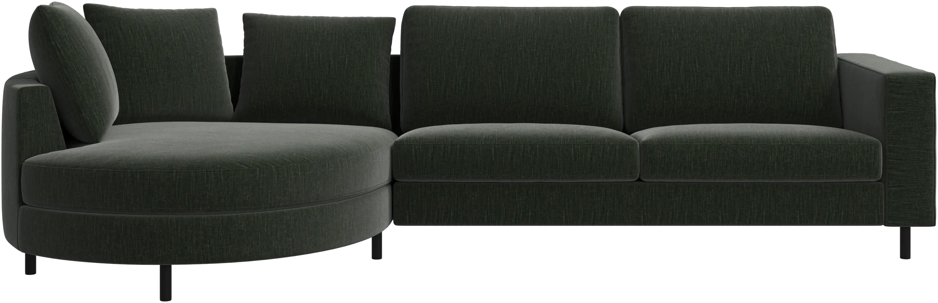 Indivi sofa with chaise longue left