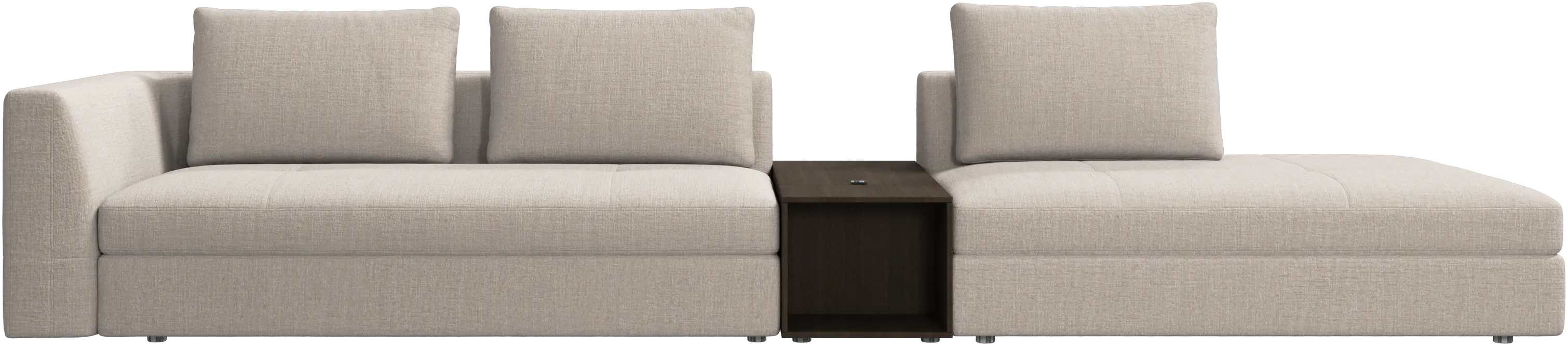 Bergamo 3-seters loungesofa med oppbevaring