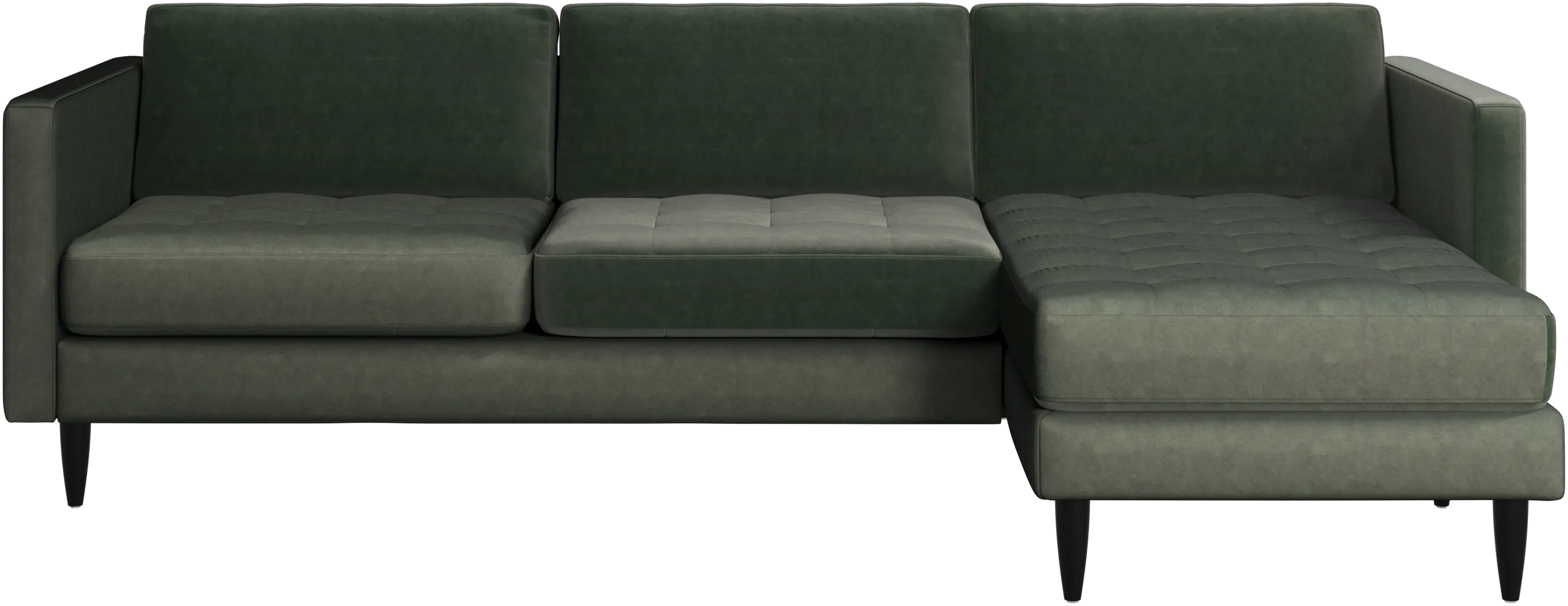 Osaka sofa with resting unit, tufted seat