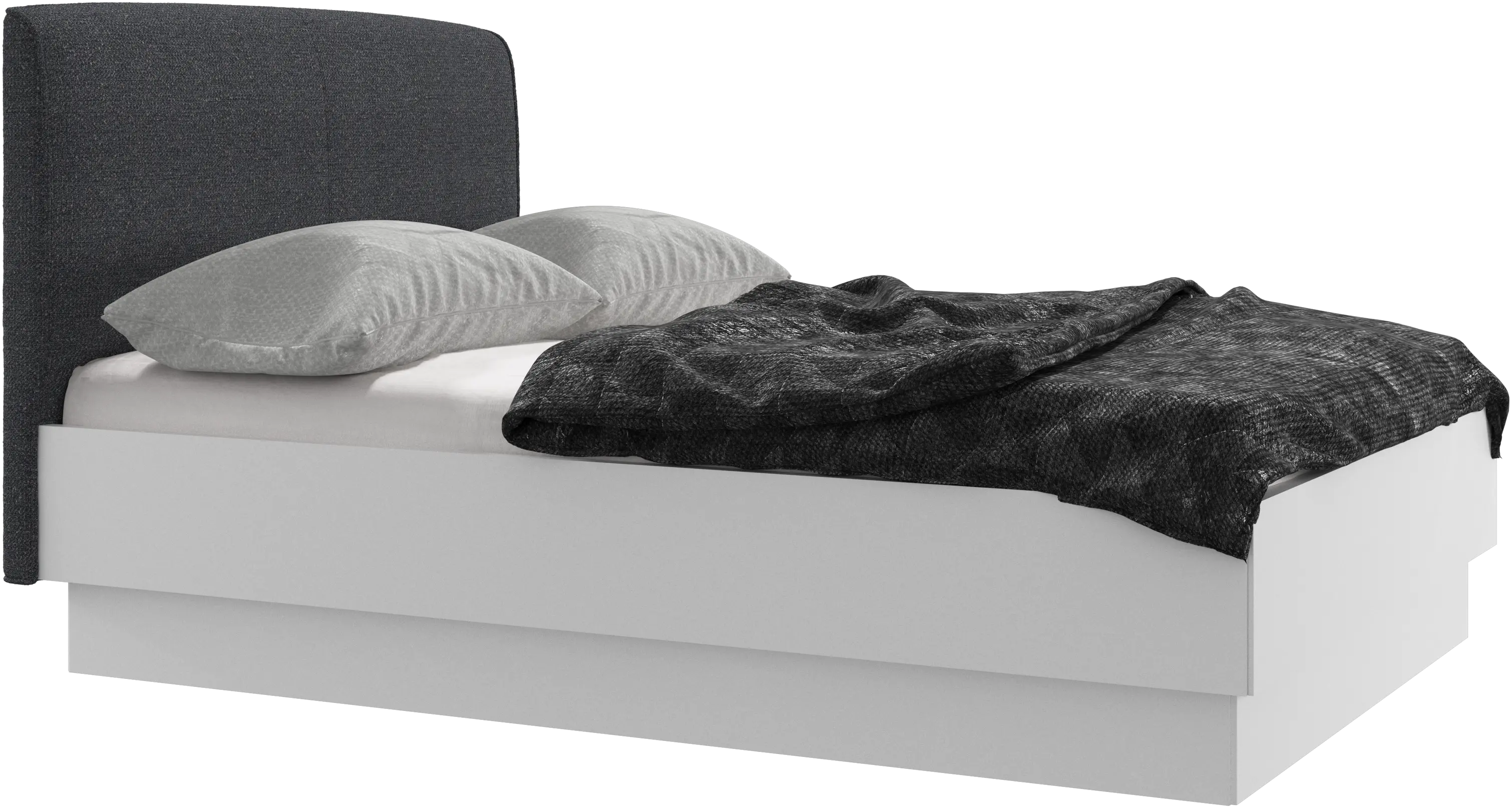 Houston, upholstered bed with storage