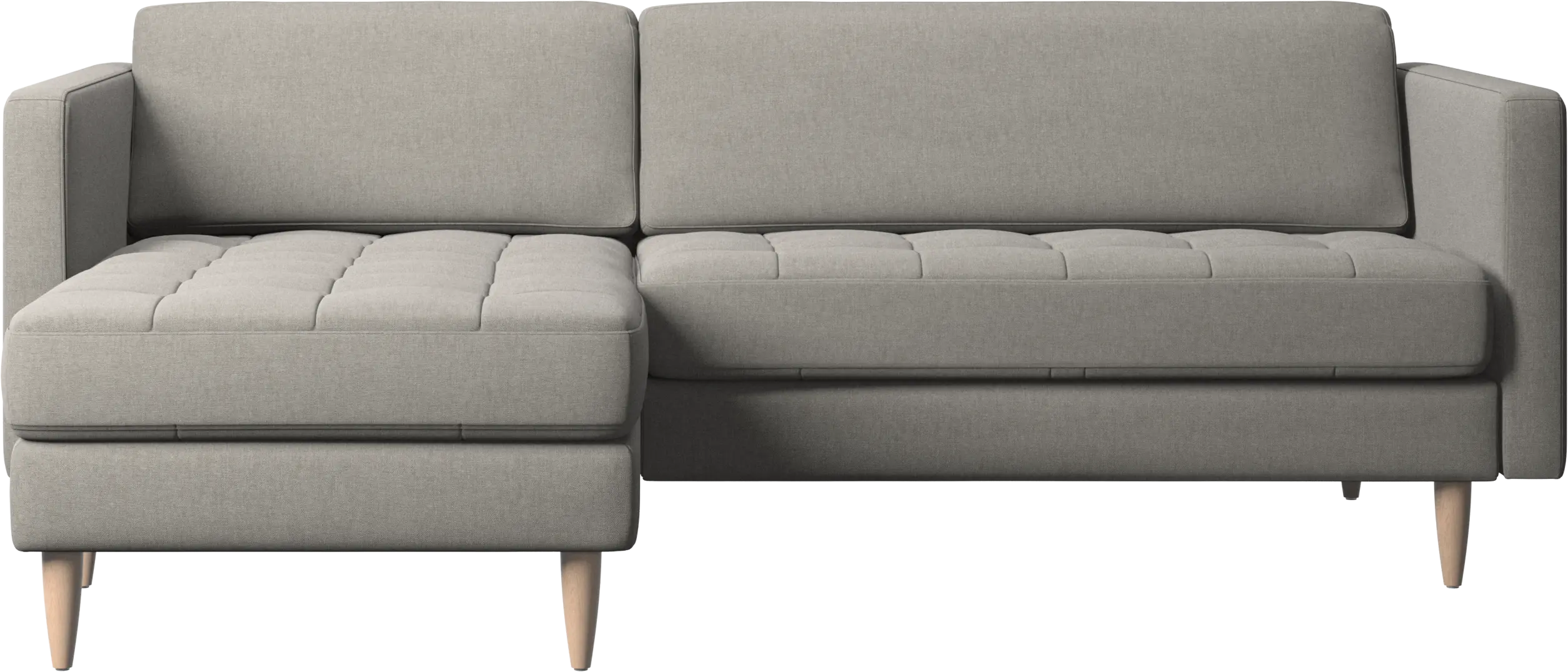 Osaka sofa with resting unit, tufted seat