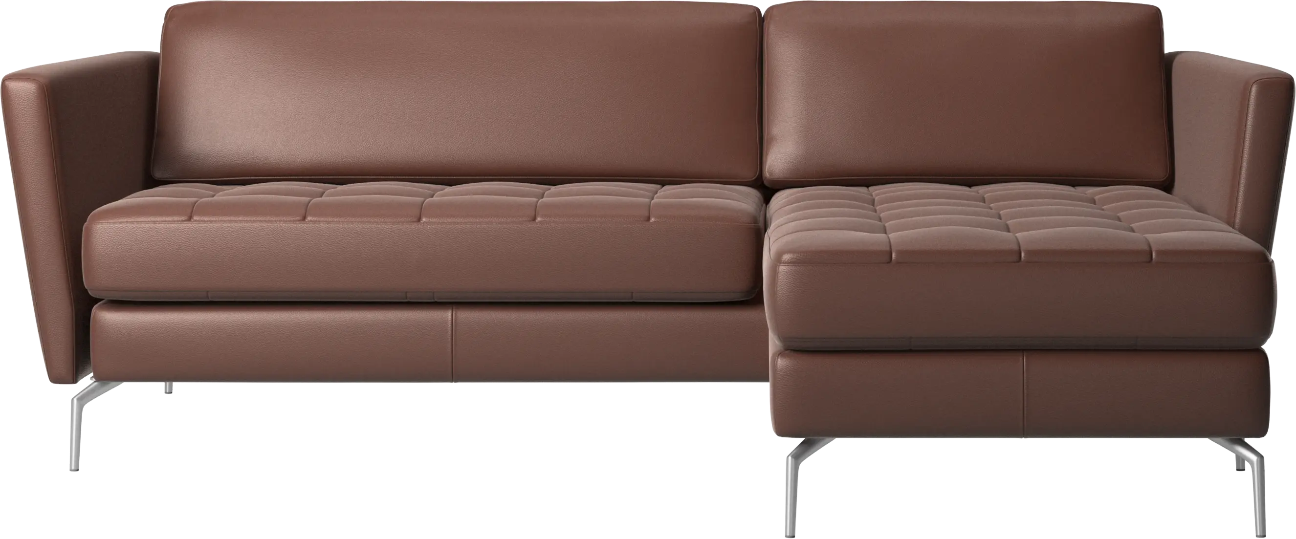 Osaka sofa with resting unit, tufted seat