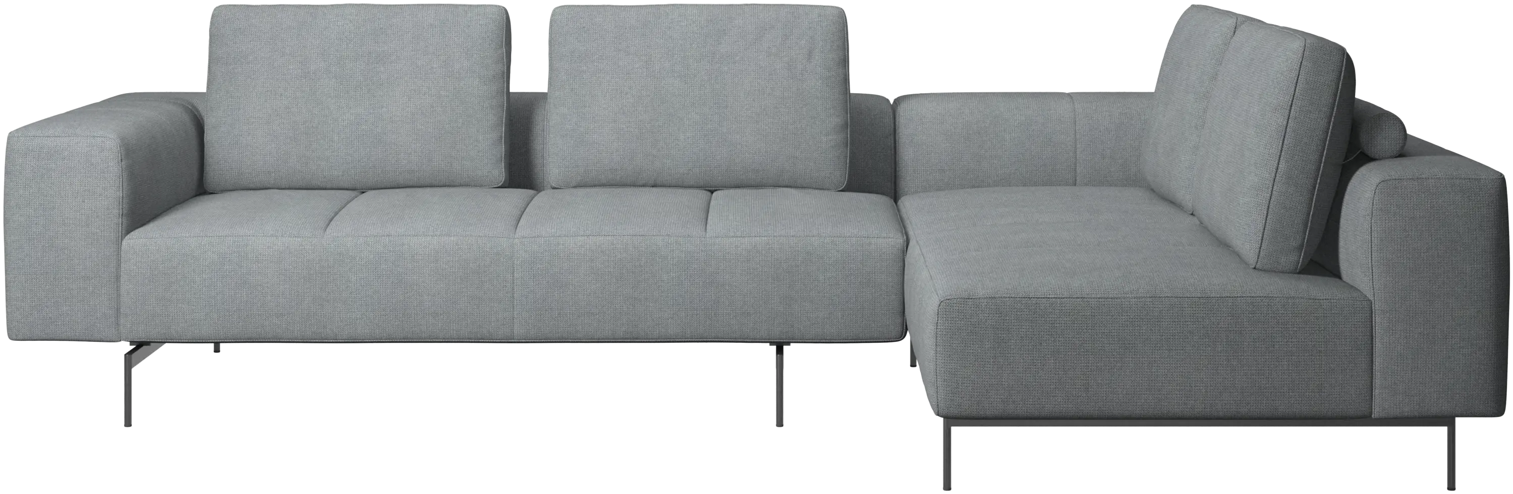 Amsterdam corner sofa with lounging unit