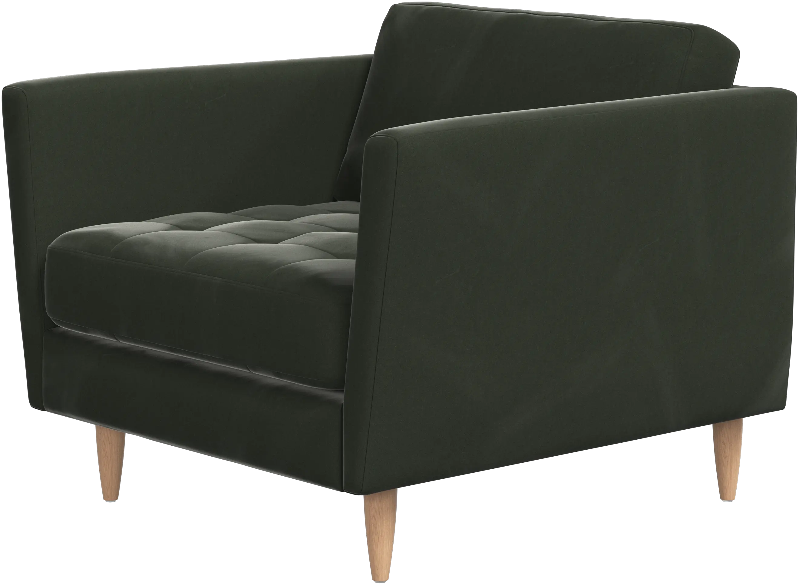 Osaka chair, tufted seat