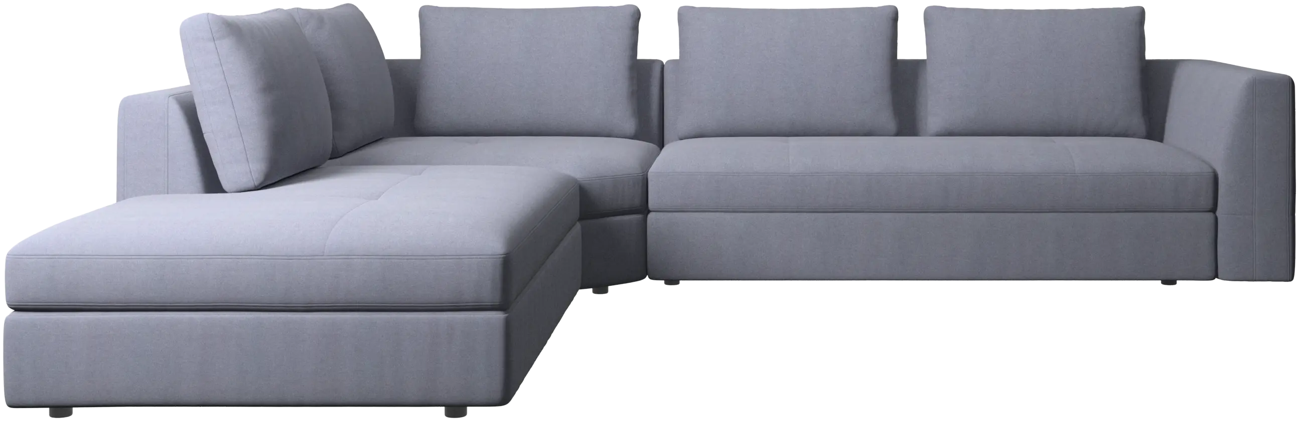 Bergamo corner sofa with lounging unit