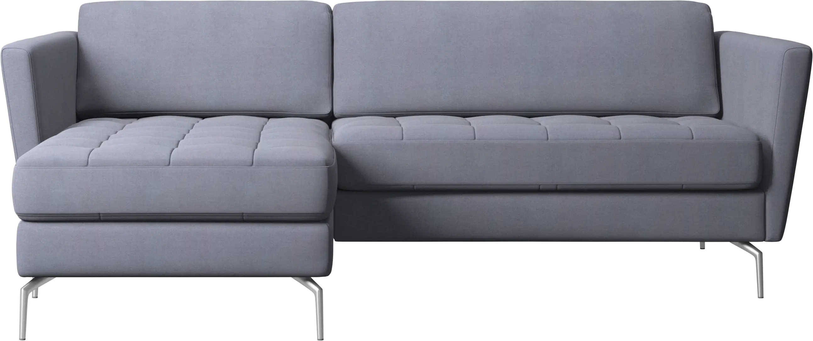 Osaka sofa with resting unit, tufted seat
