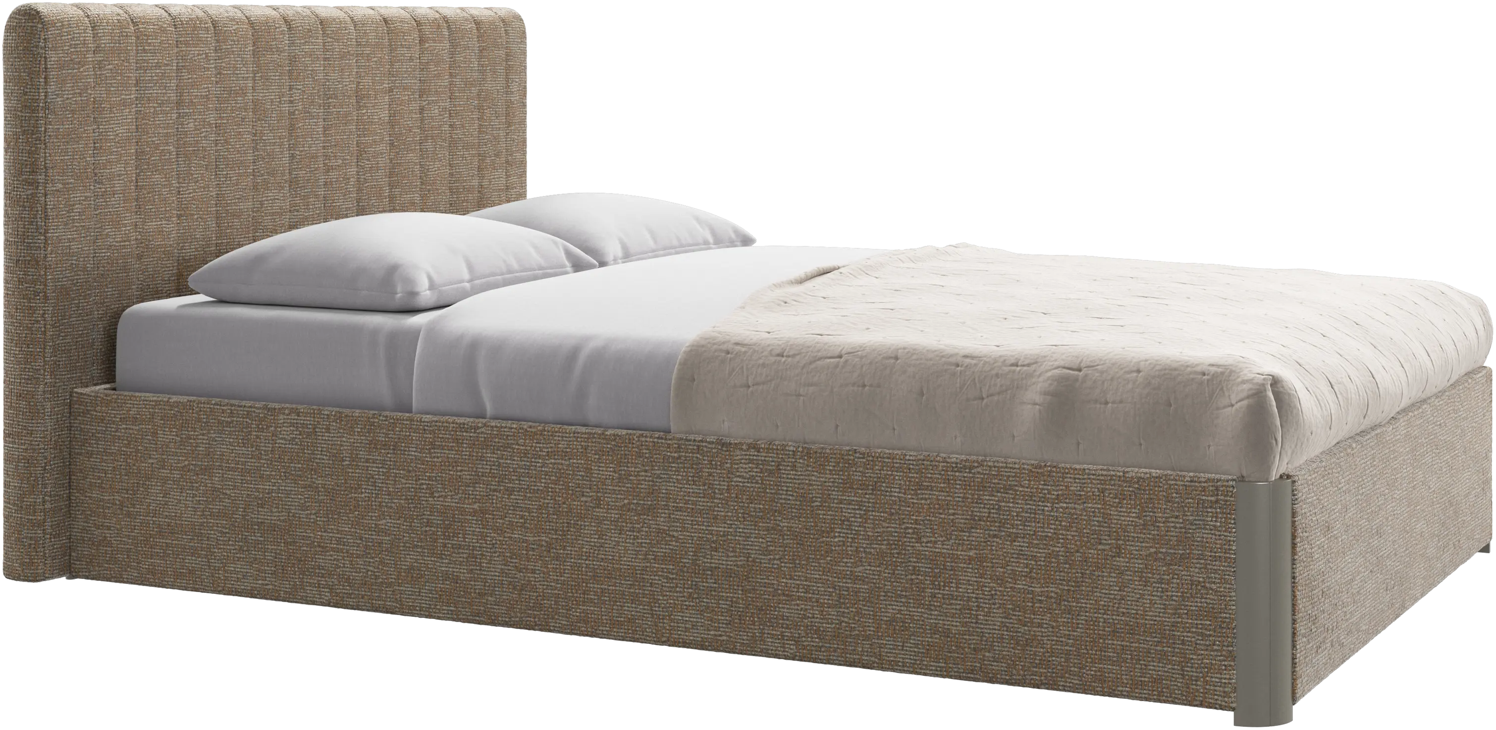 Element Bett, kopfteil bettmontiert, mit Lattenrost, exkl. Matratze