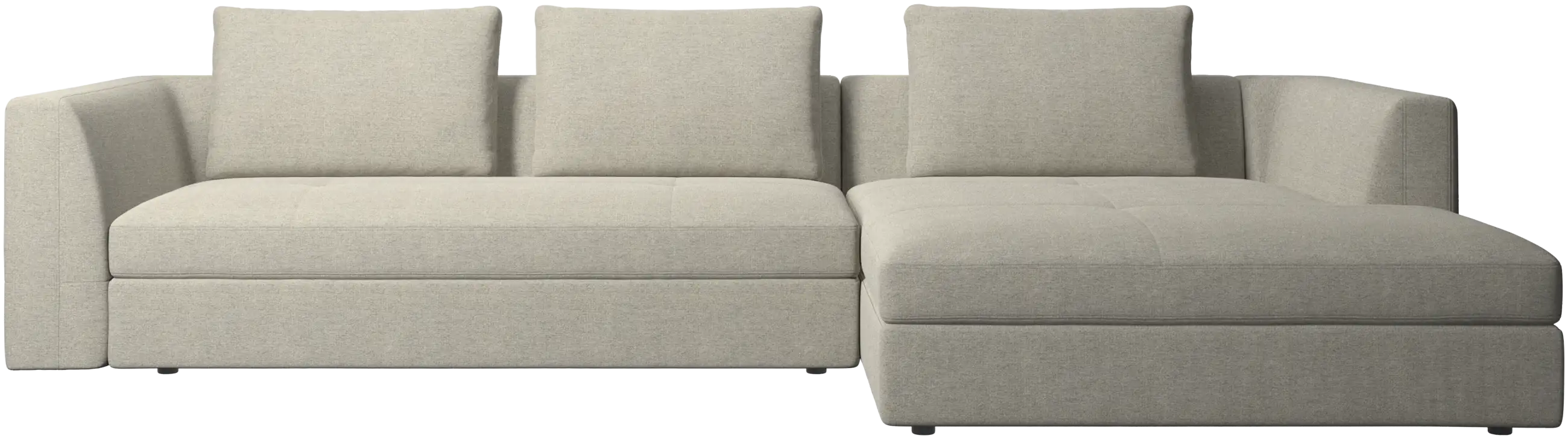 Bergamo sofa mit liegeeinheit