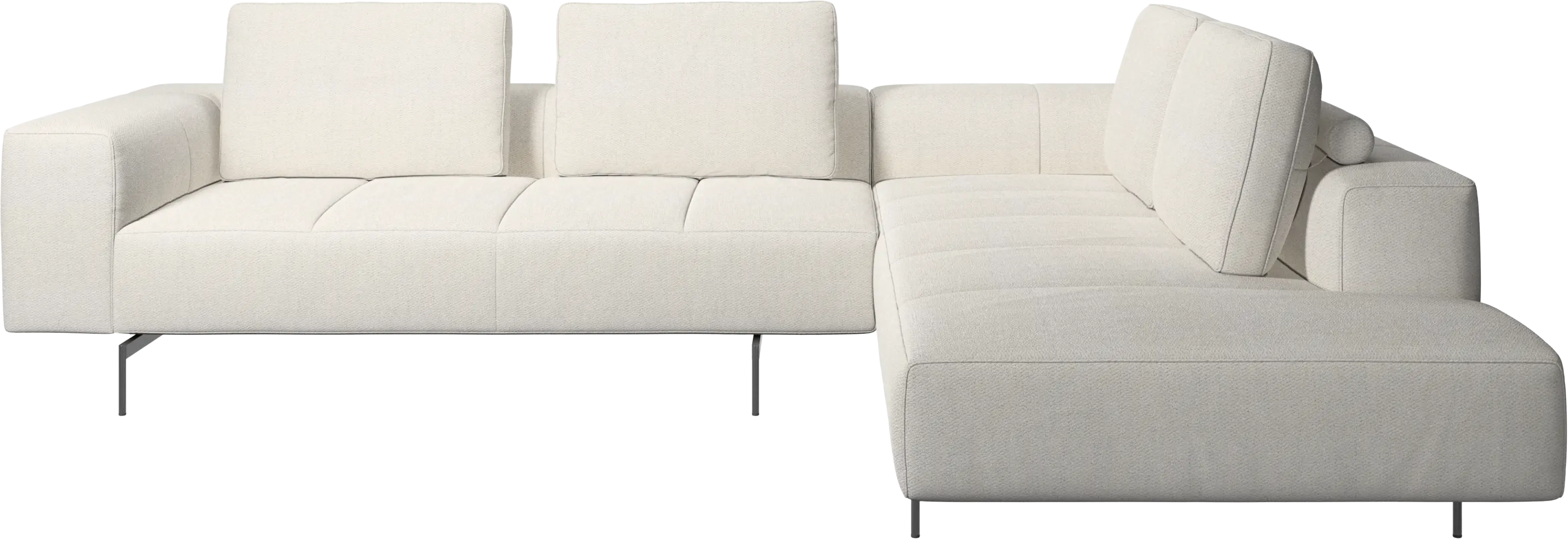 Amsterdam corner sofa with lounging unit