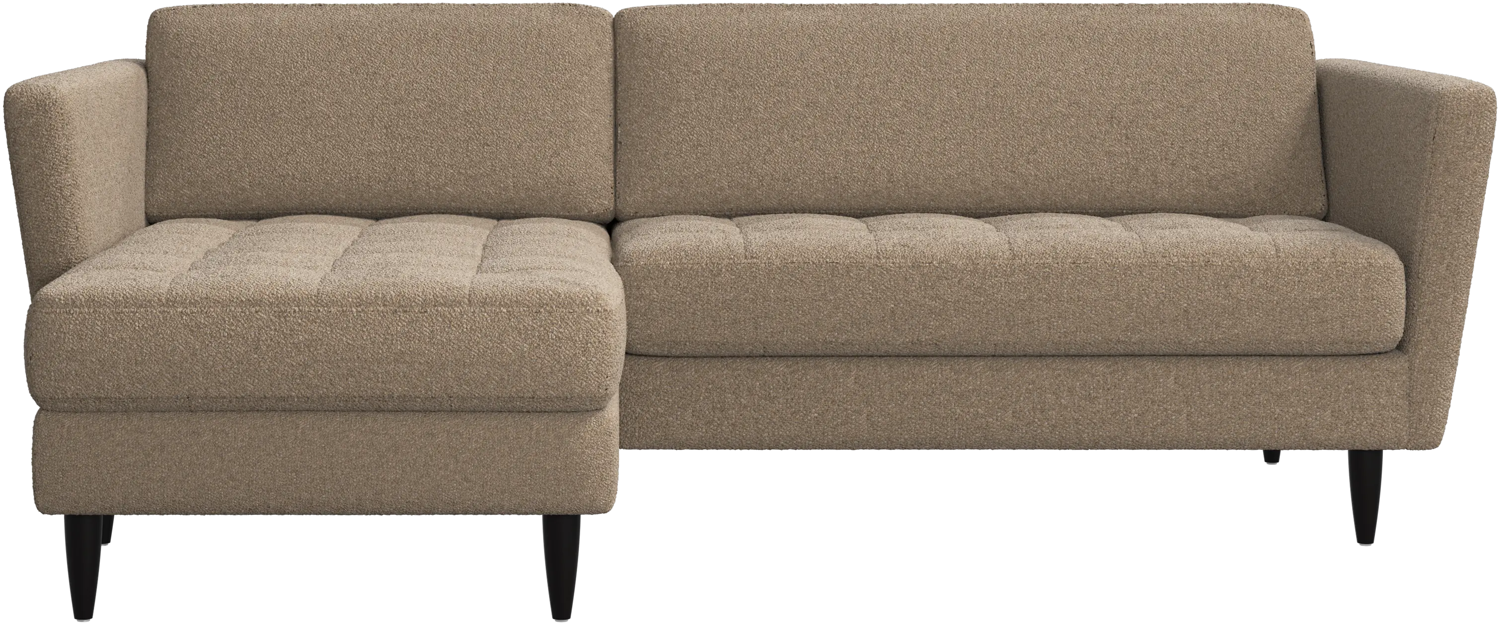 Osaka sofa with resting unit, tufted seat