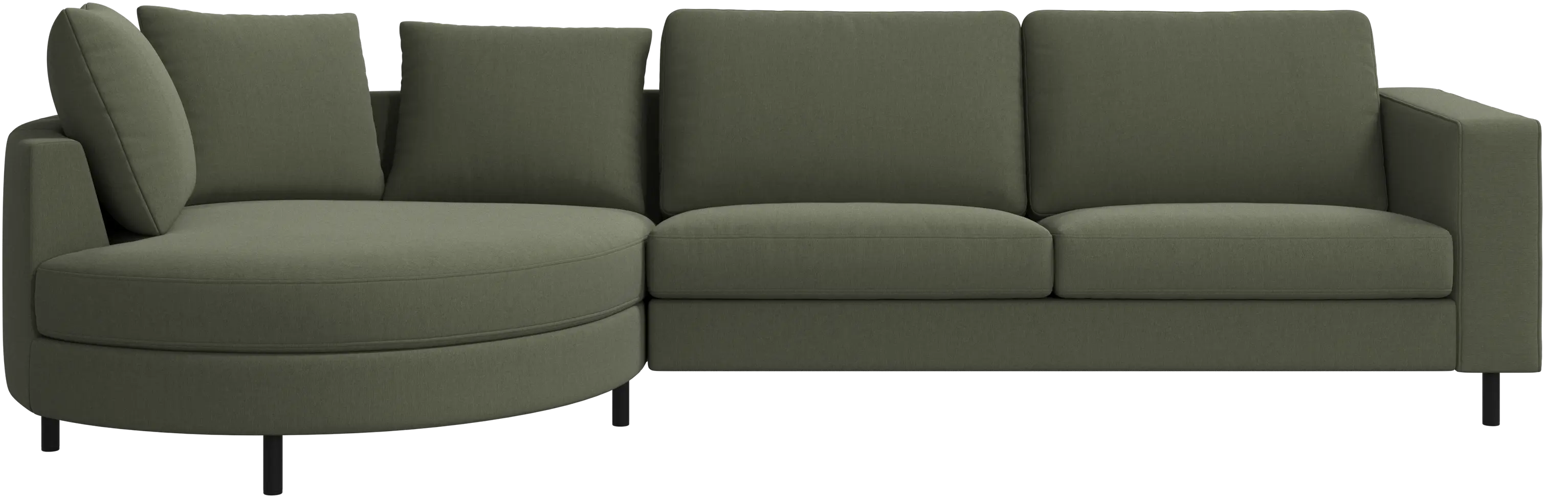 Indivi sofa with chaise longue left