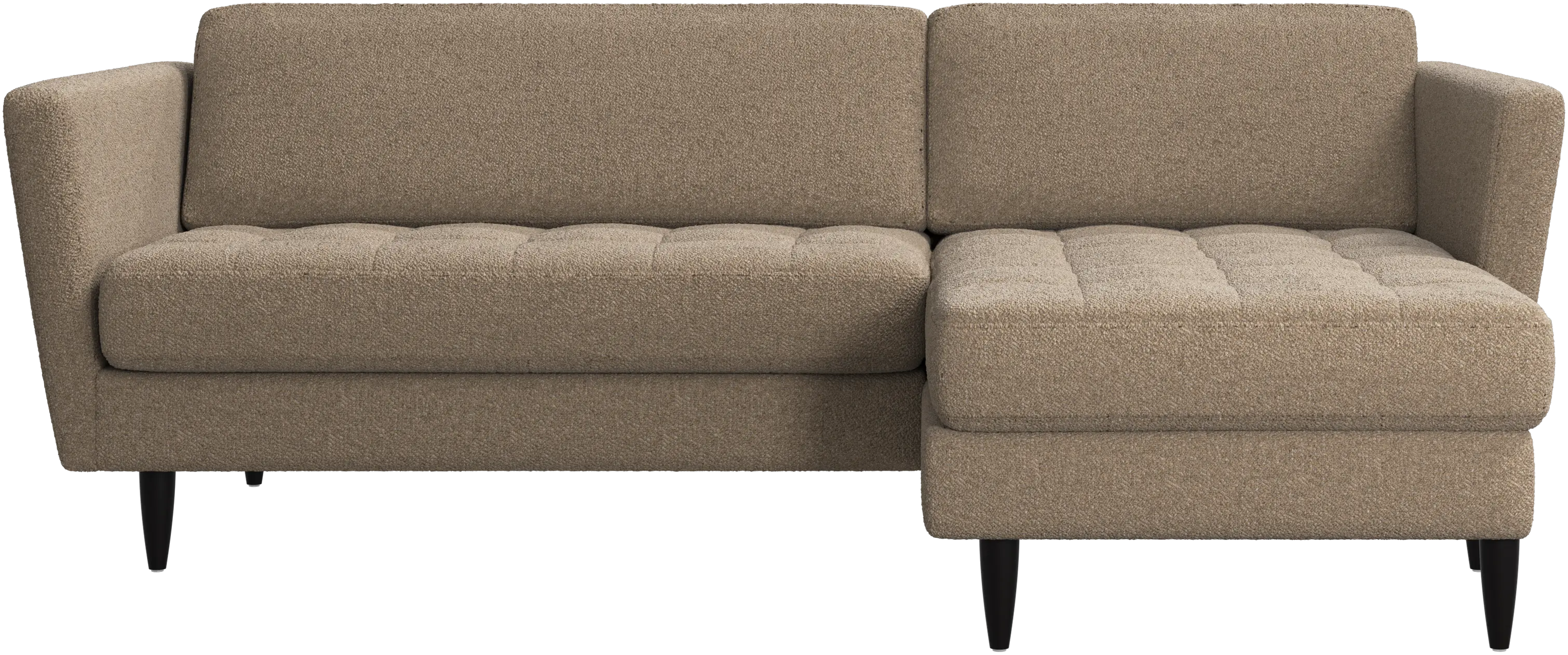 Osaka sofa with resting unit, tufted seat