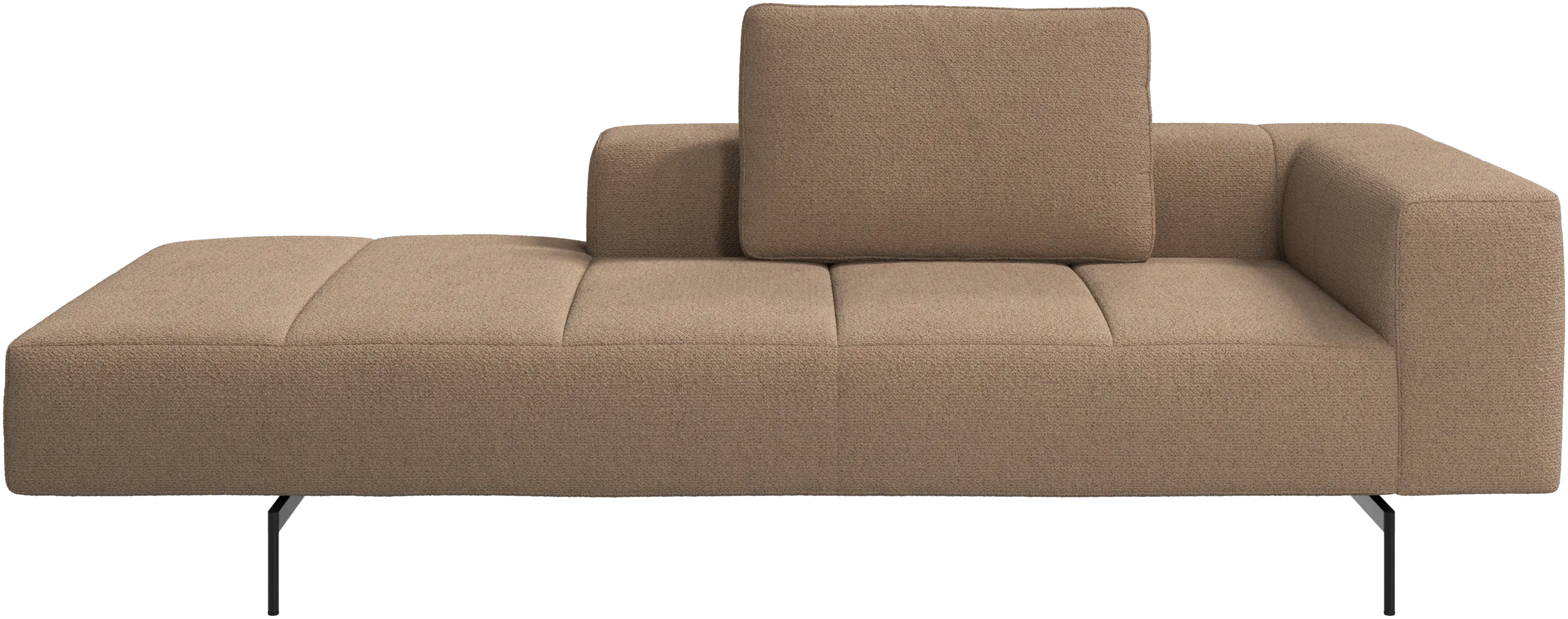 Amsterdam Iounging module for sofa, armrest right, open end left