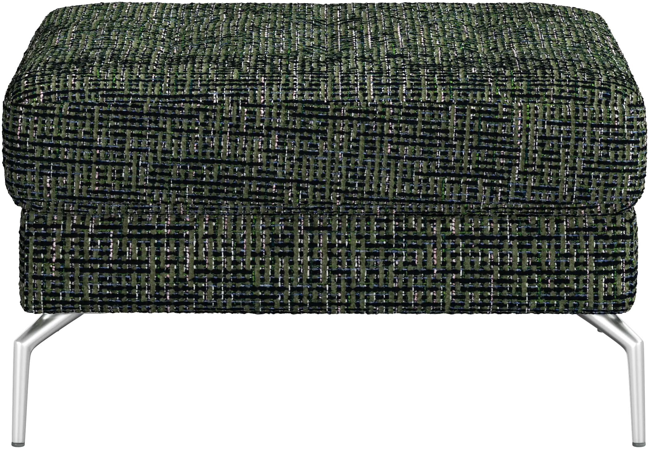 Osaka footstool, tufted seat