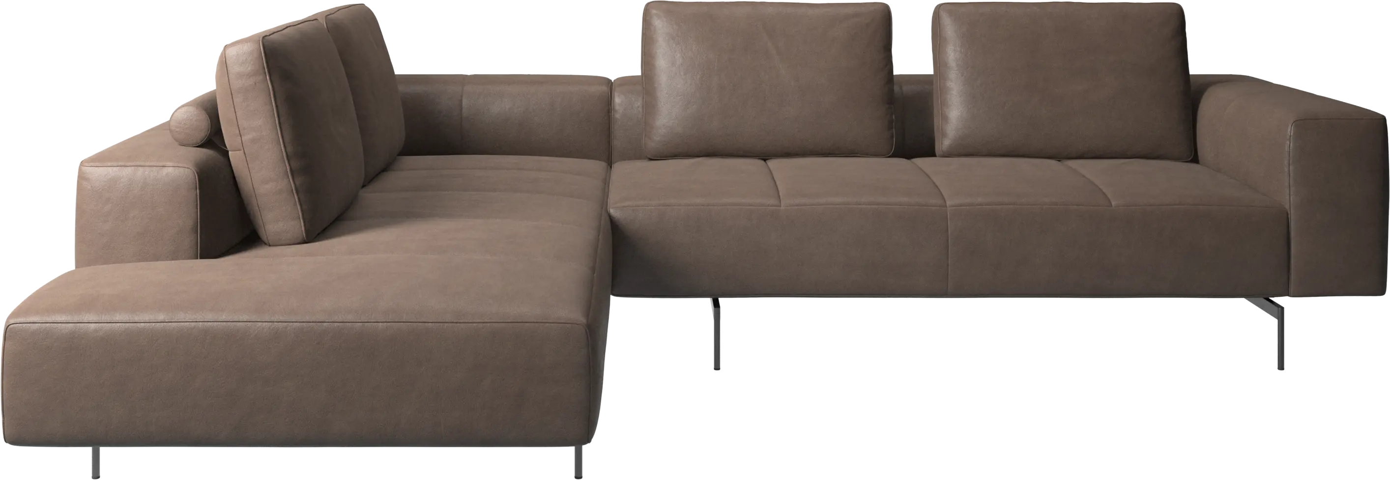 Amsterdam corner sofa with lounging unit