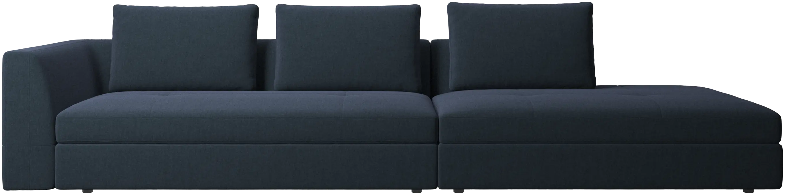 Bergamo sofa with lounging unit