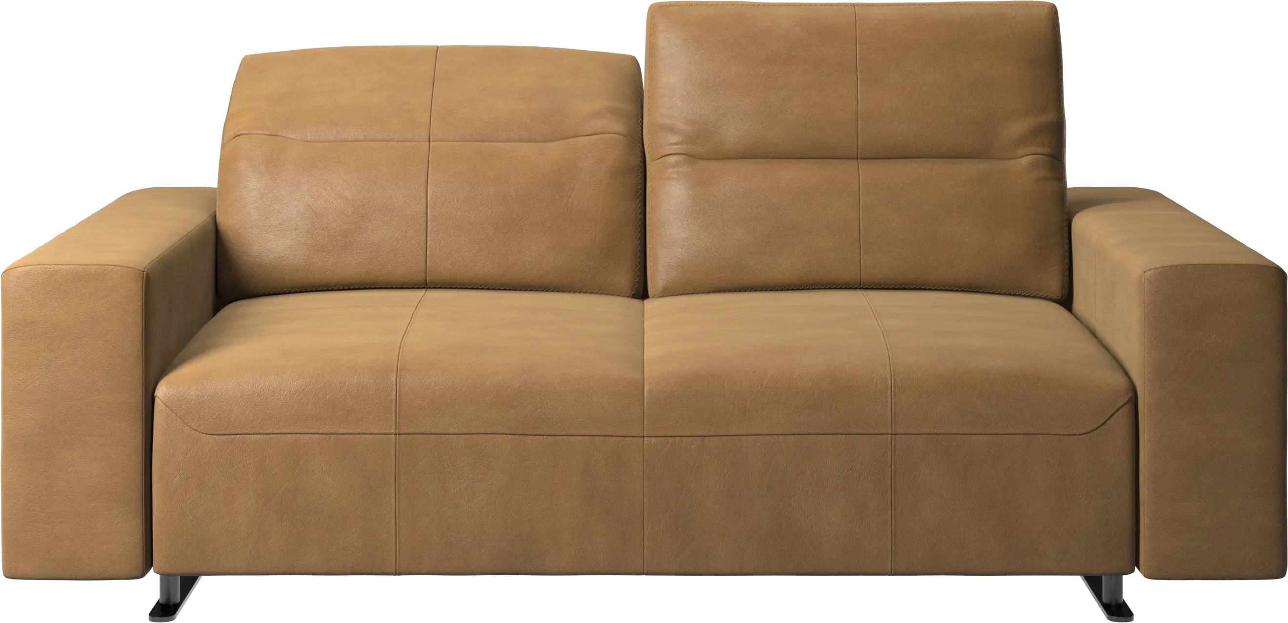 Hampton sofa with adjustable back and storage on the left side