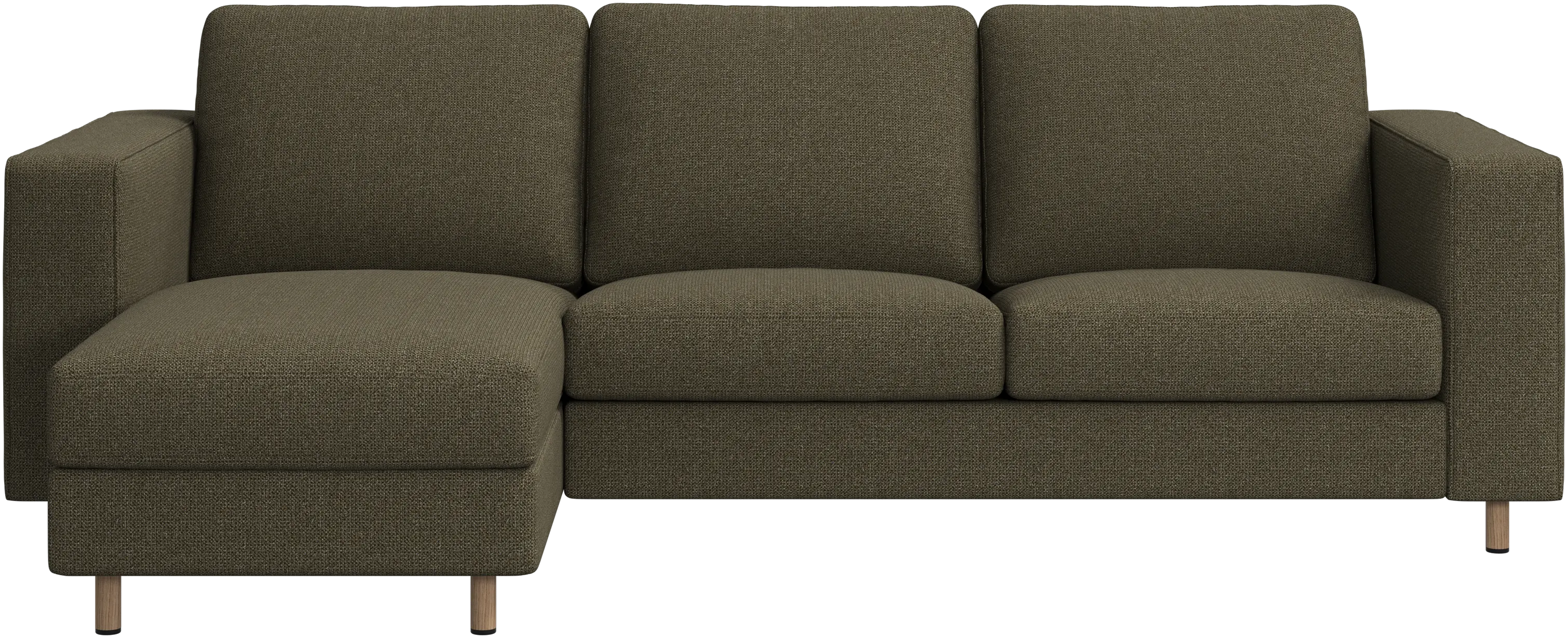 Indivi sofa with chaise longue left