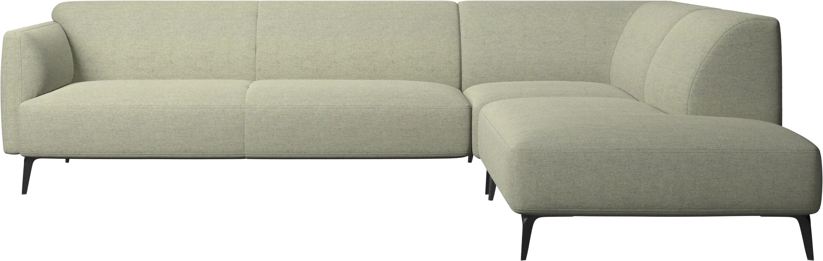 Modena corner sofa with lounging unit