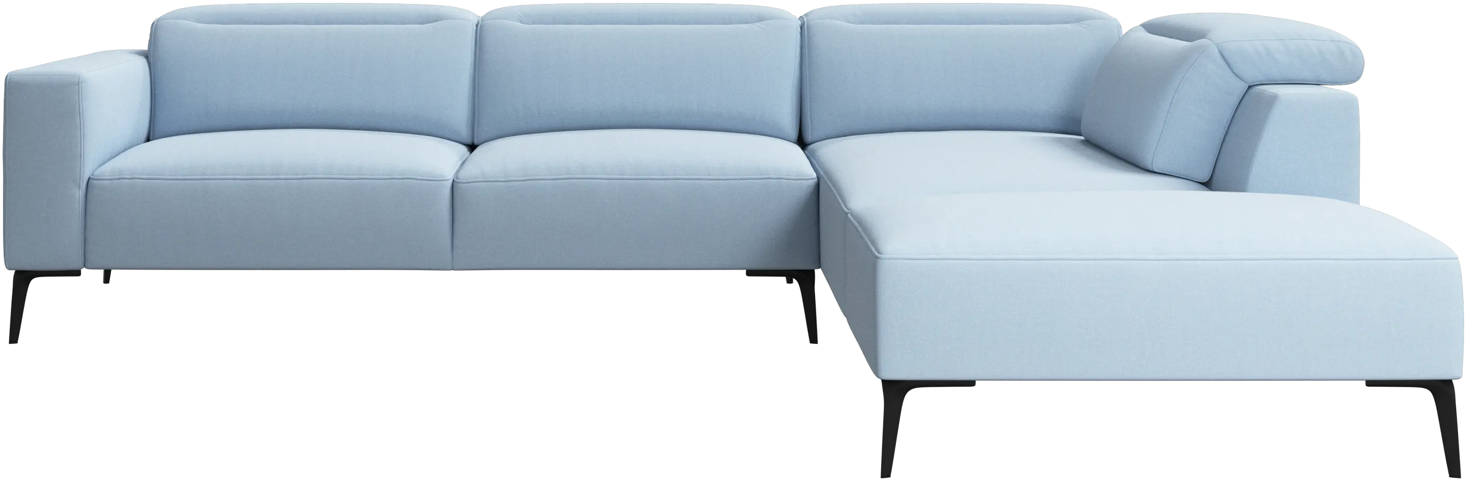 Zürich corner sofa with lounging unit
