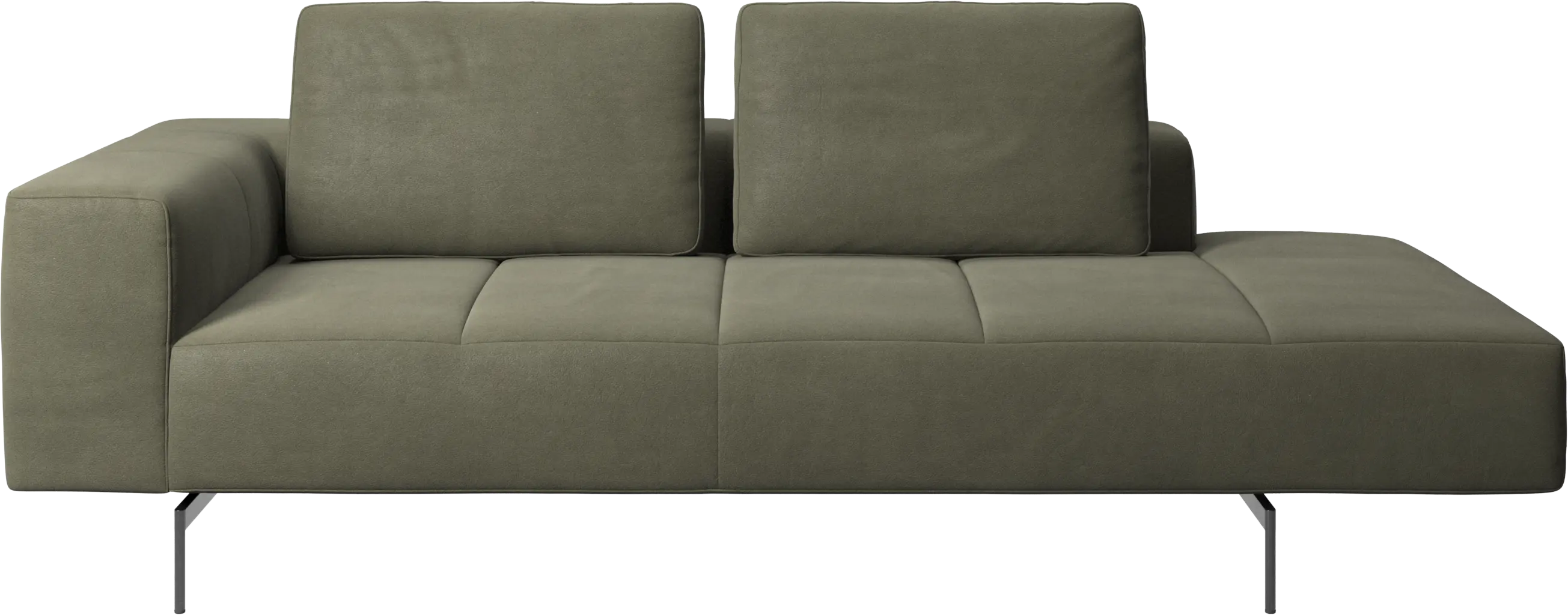 Amsterdam resting module for sofa, armrest left, open end right