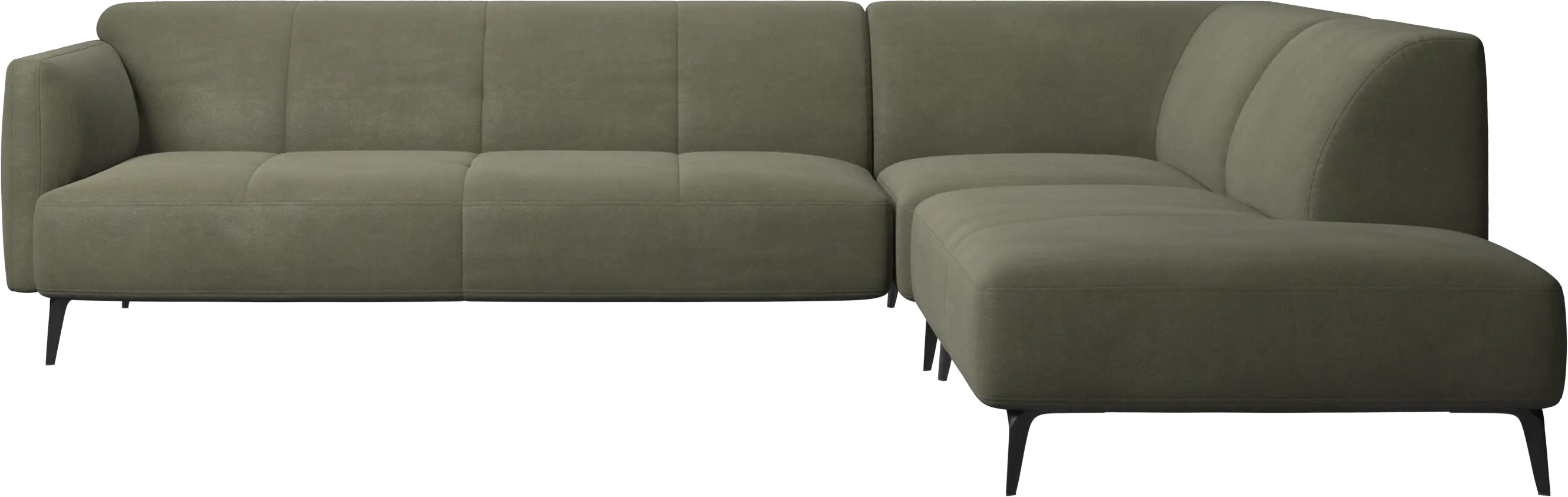 Modena corner sofa with lounging unit