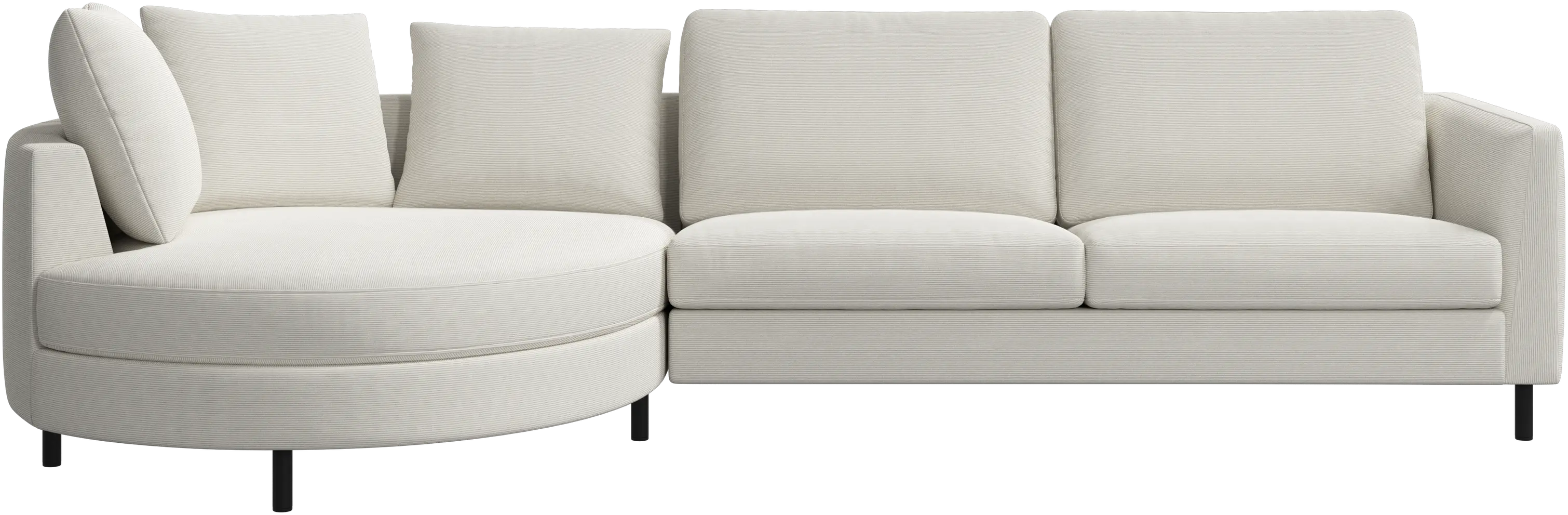 Indivi sofa with chaise longue left