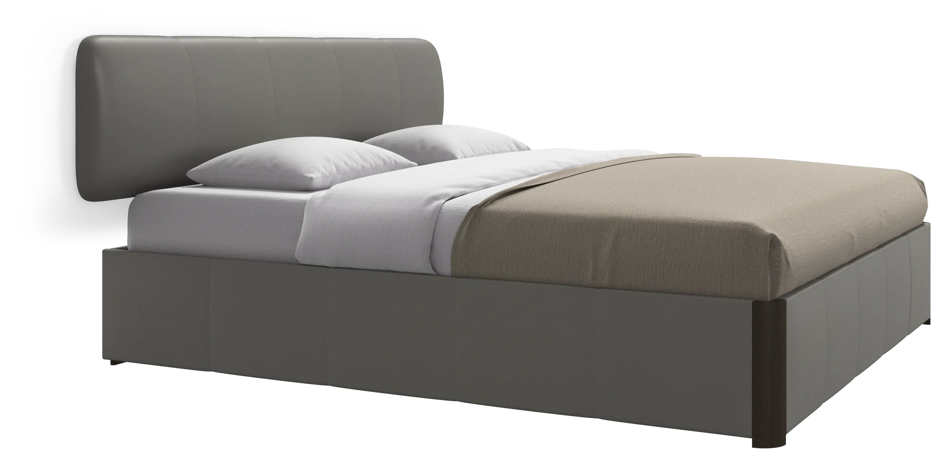 Element bed, wall-mounted headboard, without slats, excl. mattress