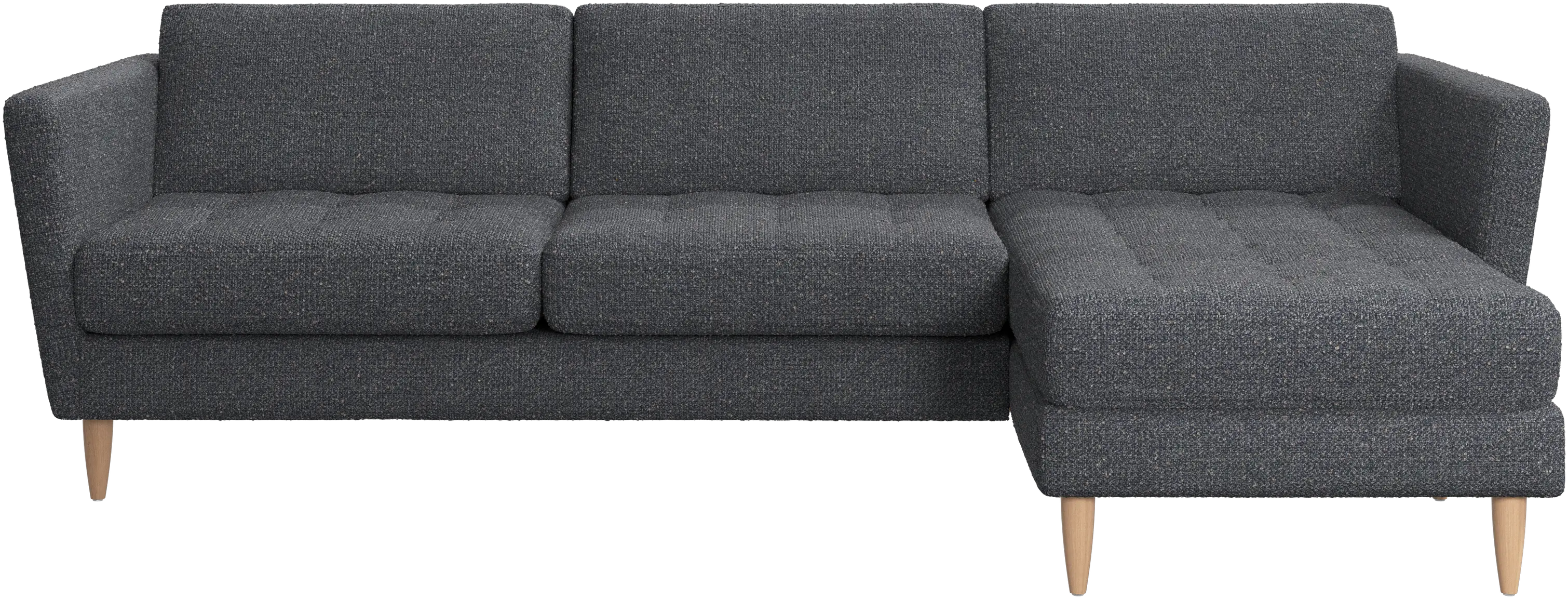 Osaka sofa with resting unit, tufted seat