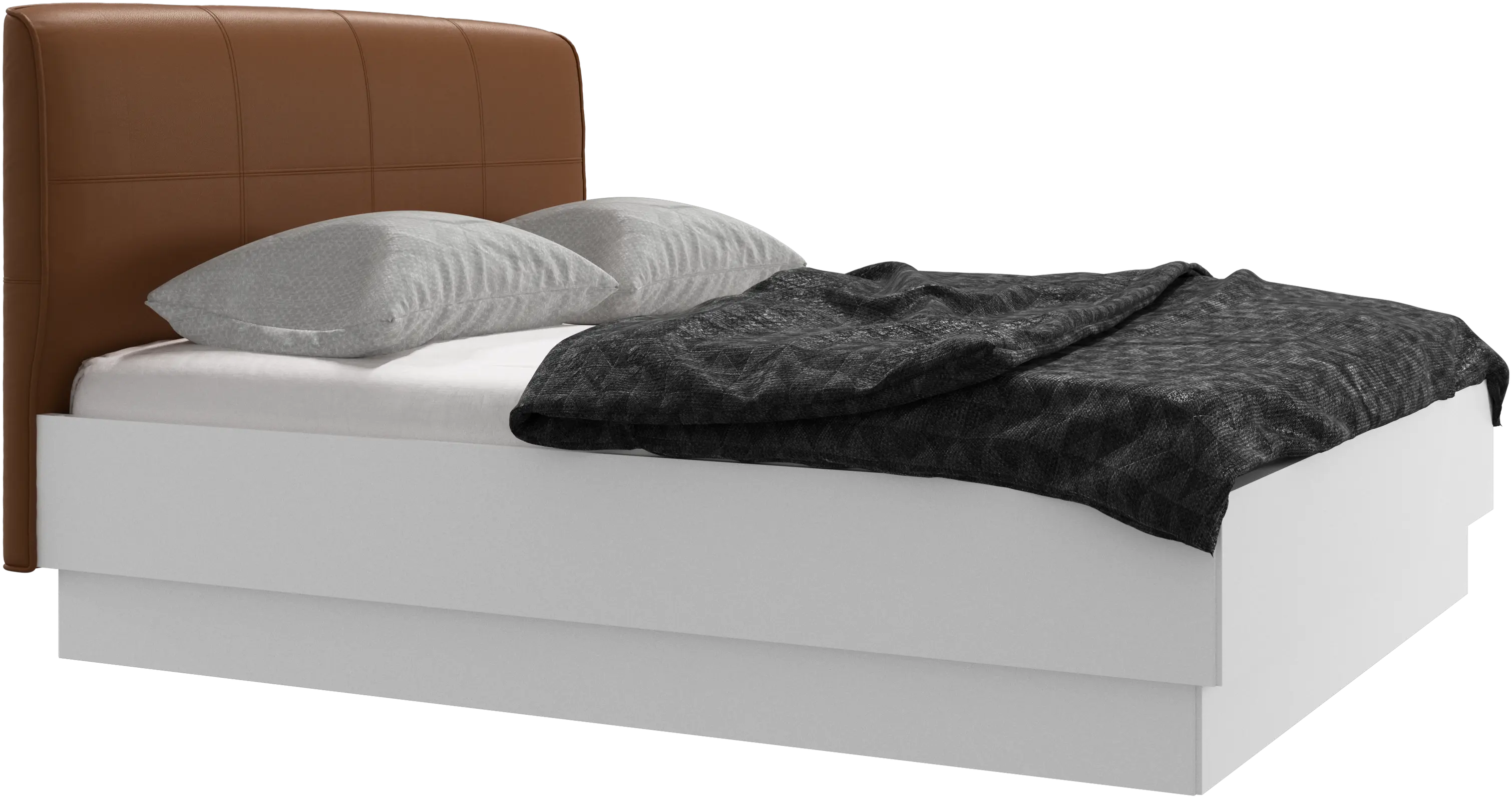 Houston, upholstered bed with storage