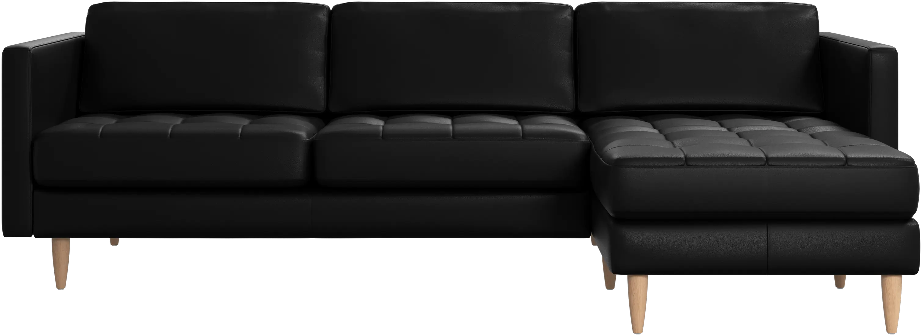 Osaka sofa with resting unit, tufted seat