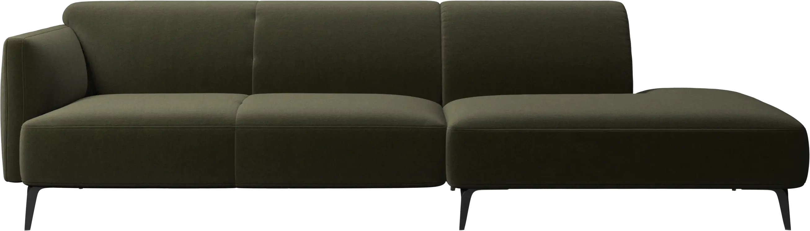 Modena sofa with lounging unit