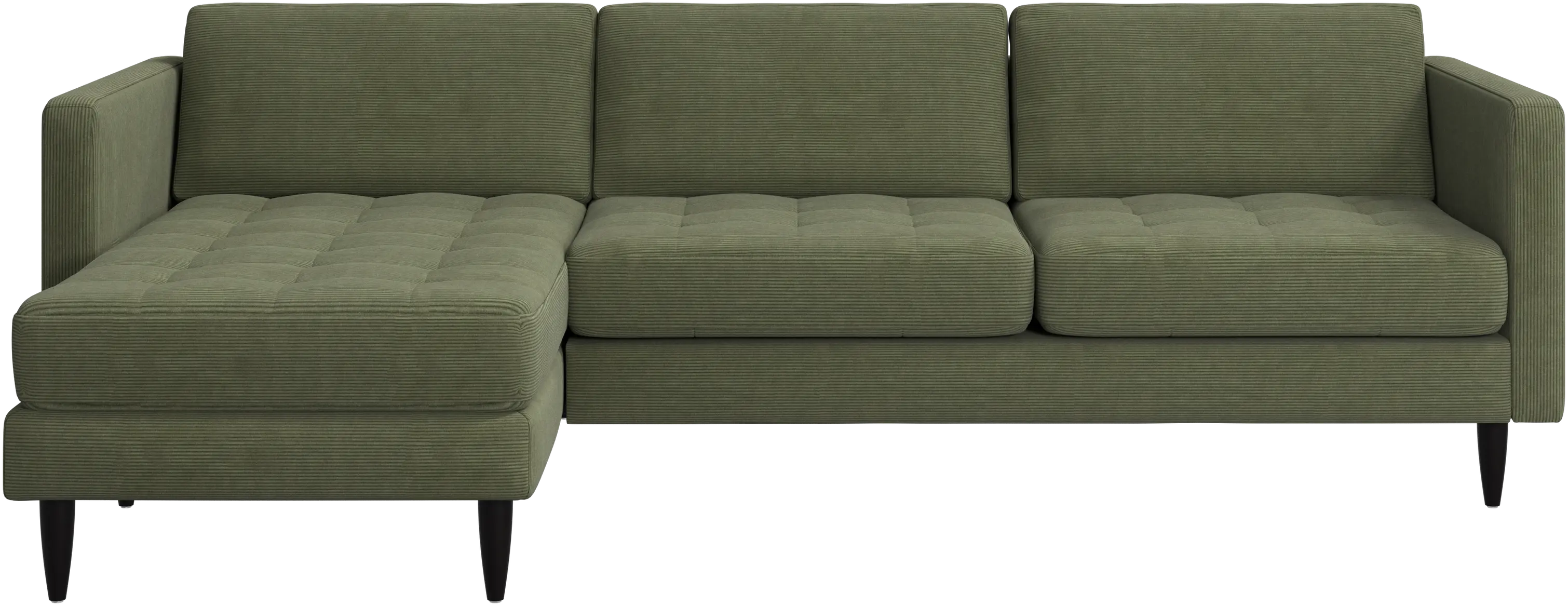 Osaka sofa with resting unit, tufted seat