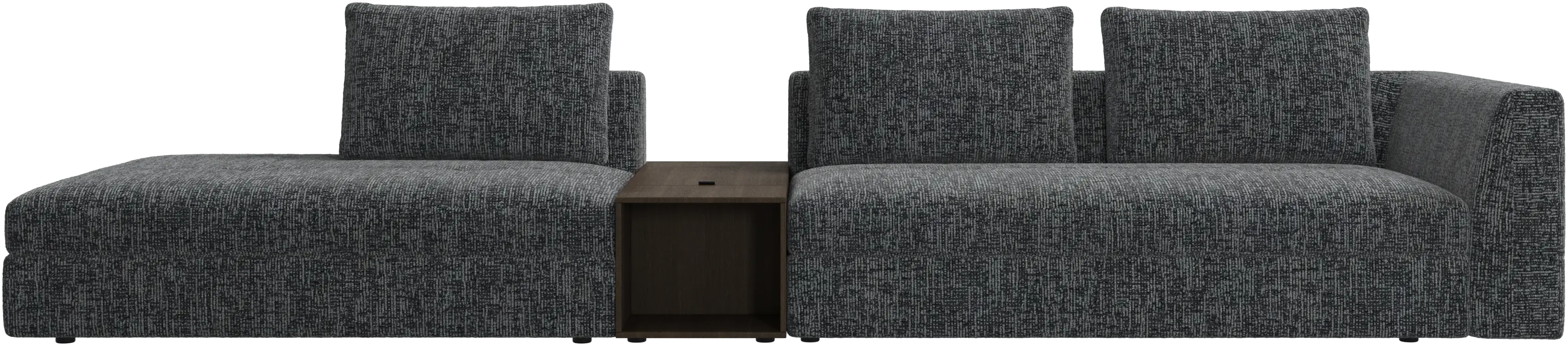 Bergamo 3 seater lounge sofa with storage