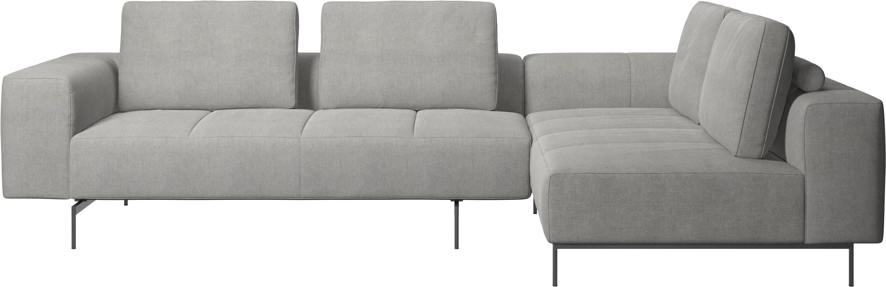Amsterdam corner sofa with lounging unit